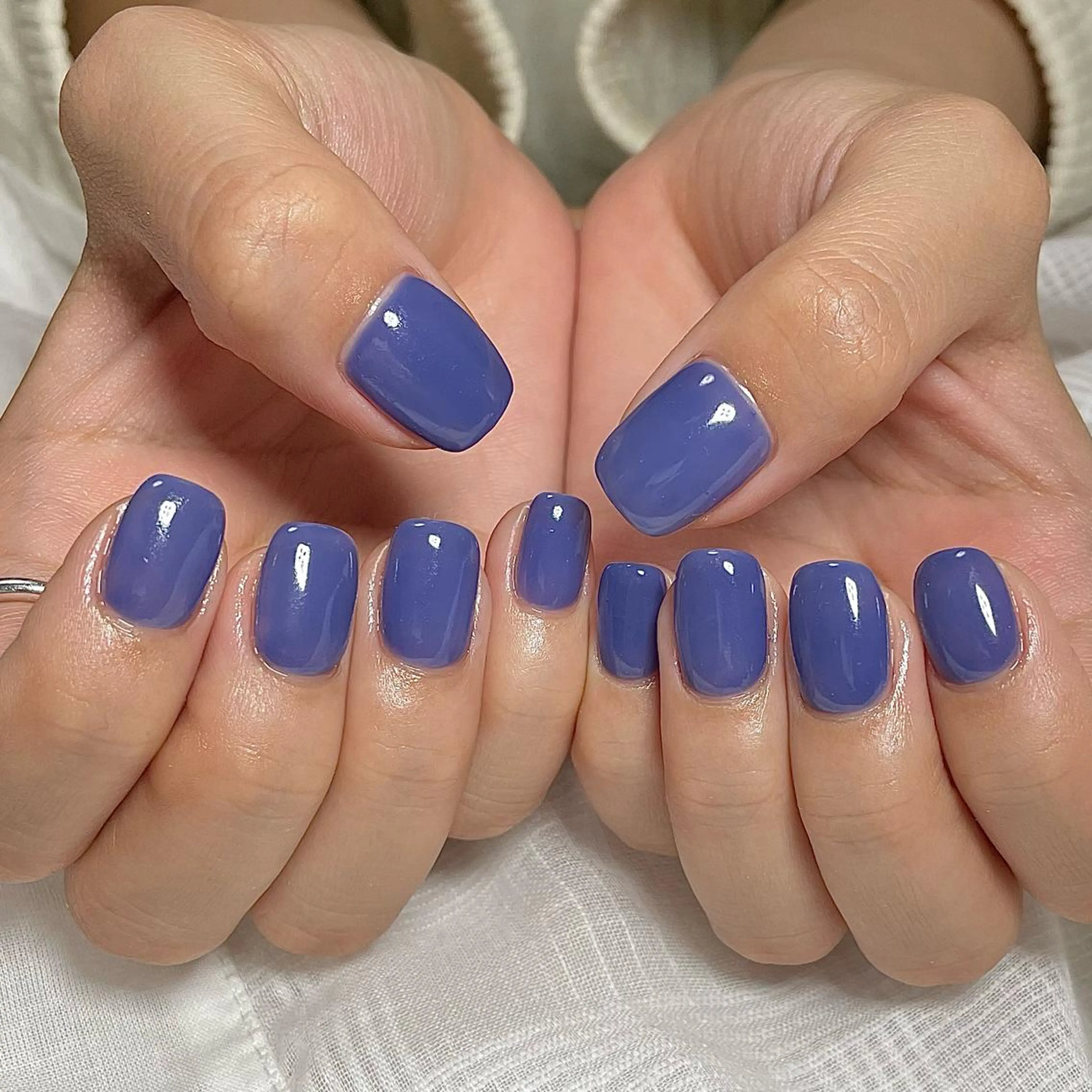 ネイル ワンカラーネイル ハンドネイル Nailsalon BLOOM🌷 山崎のネイルデザイン