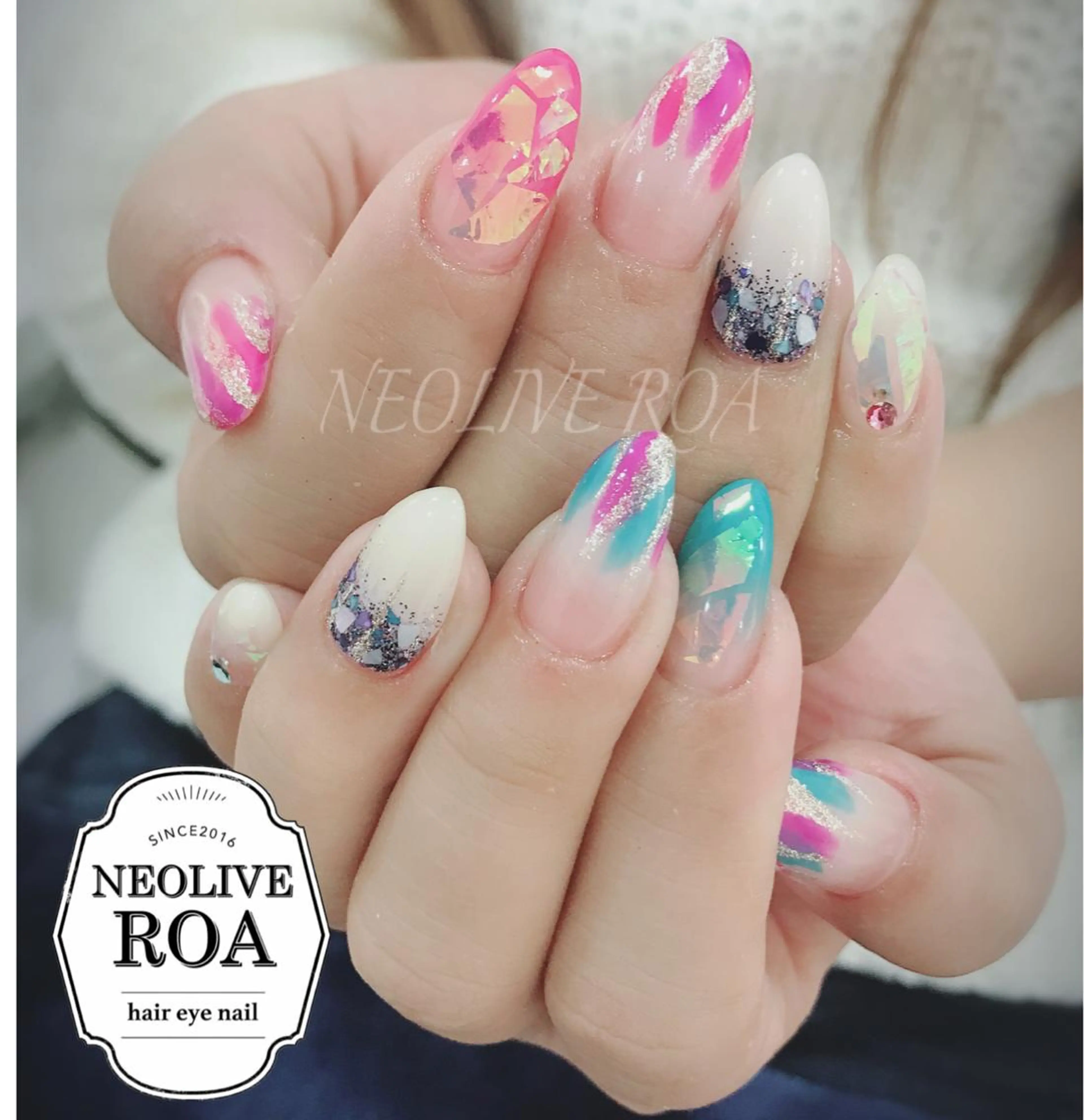 ネイル キラキラネイル ハンドネイル Nail by selenのネイルデザイン