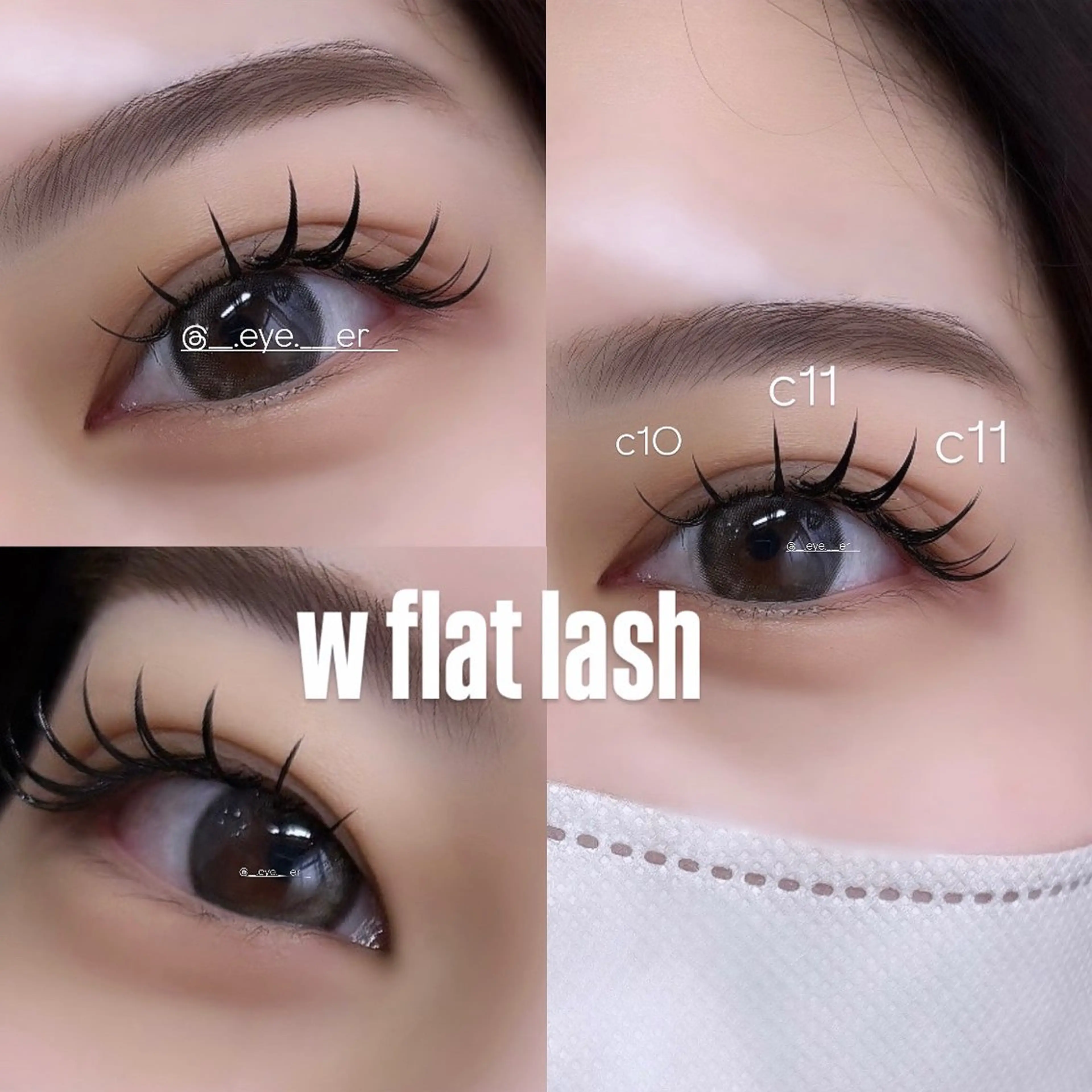 マツエク・マツパ LAUREL川崎店 ERIKO🐰束感♡のマツエク・マツパデザイン