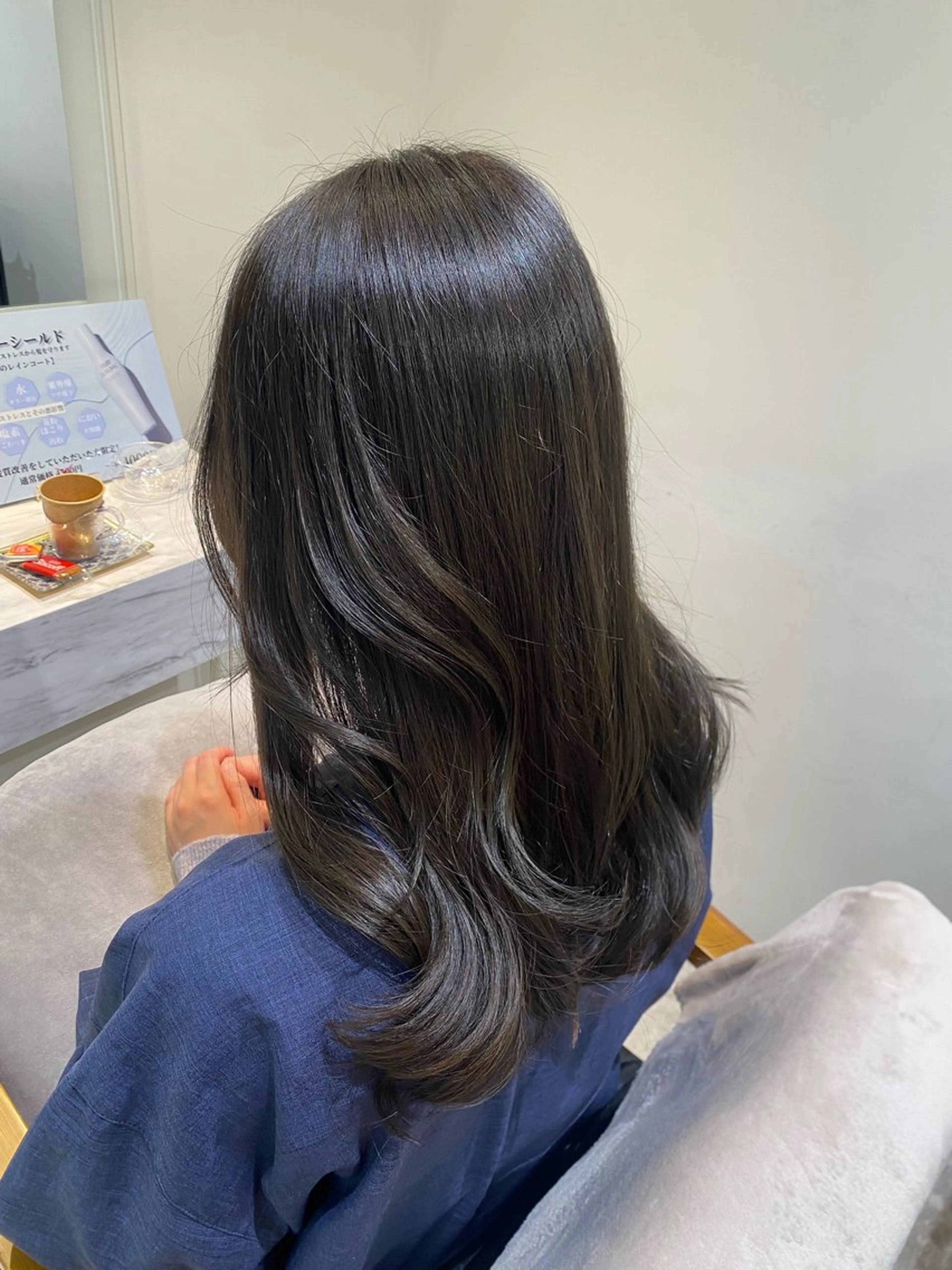 セミロング カット ヘアカラー トリートメント モテ艶カラー 🎖さえきはるかのヘアスタイル