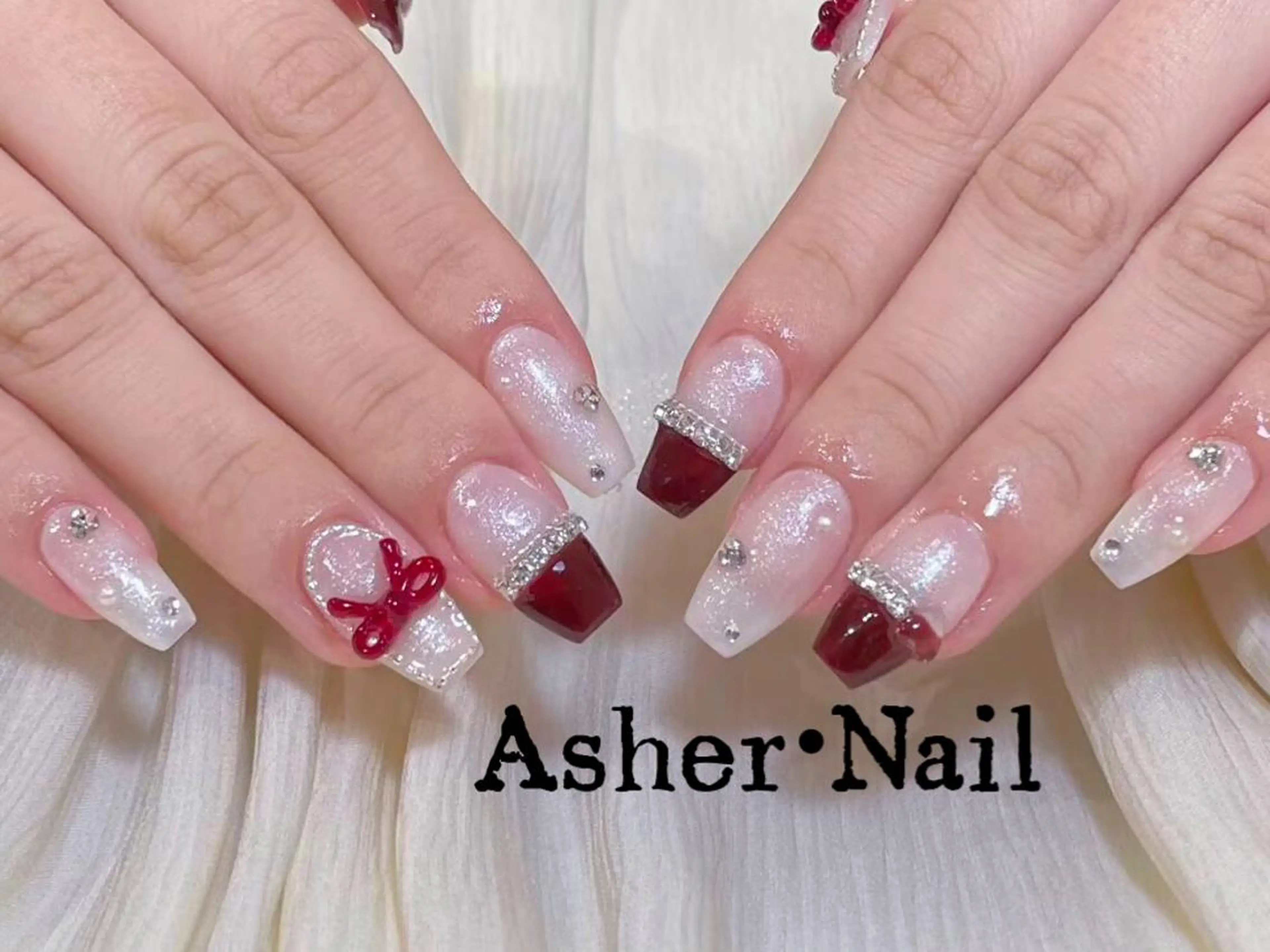 ネイル ハンドネイル ハンドケア Asher-Hana 🎗のネイルデザイン