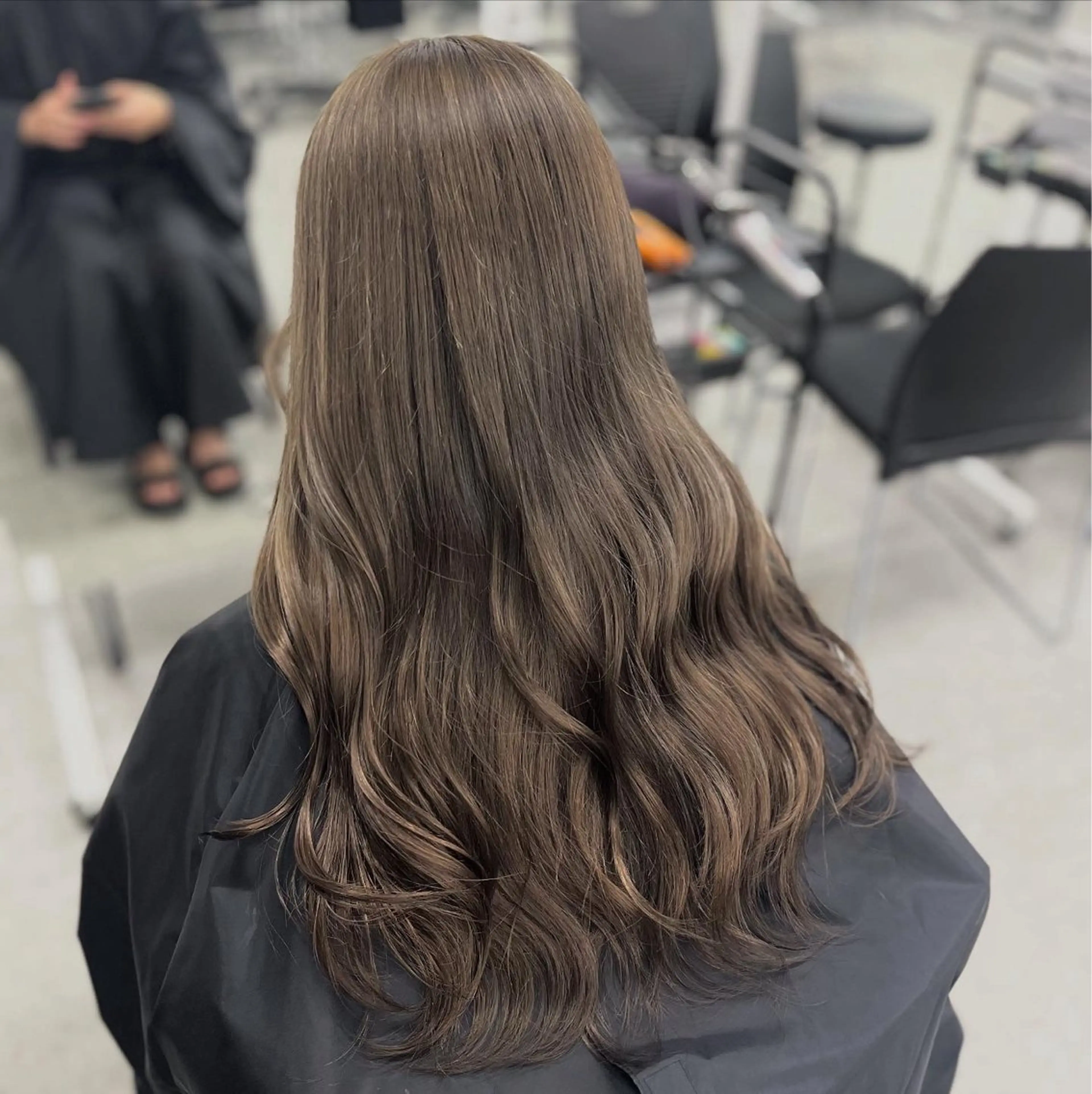 カラー ベージュ・ラベンダー カラー🎀りりのヘアスタイル