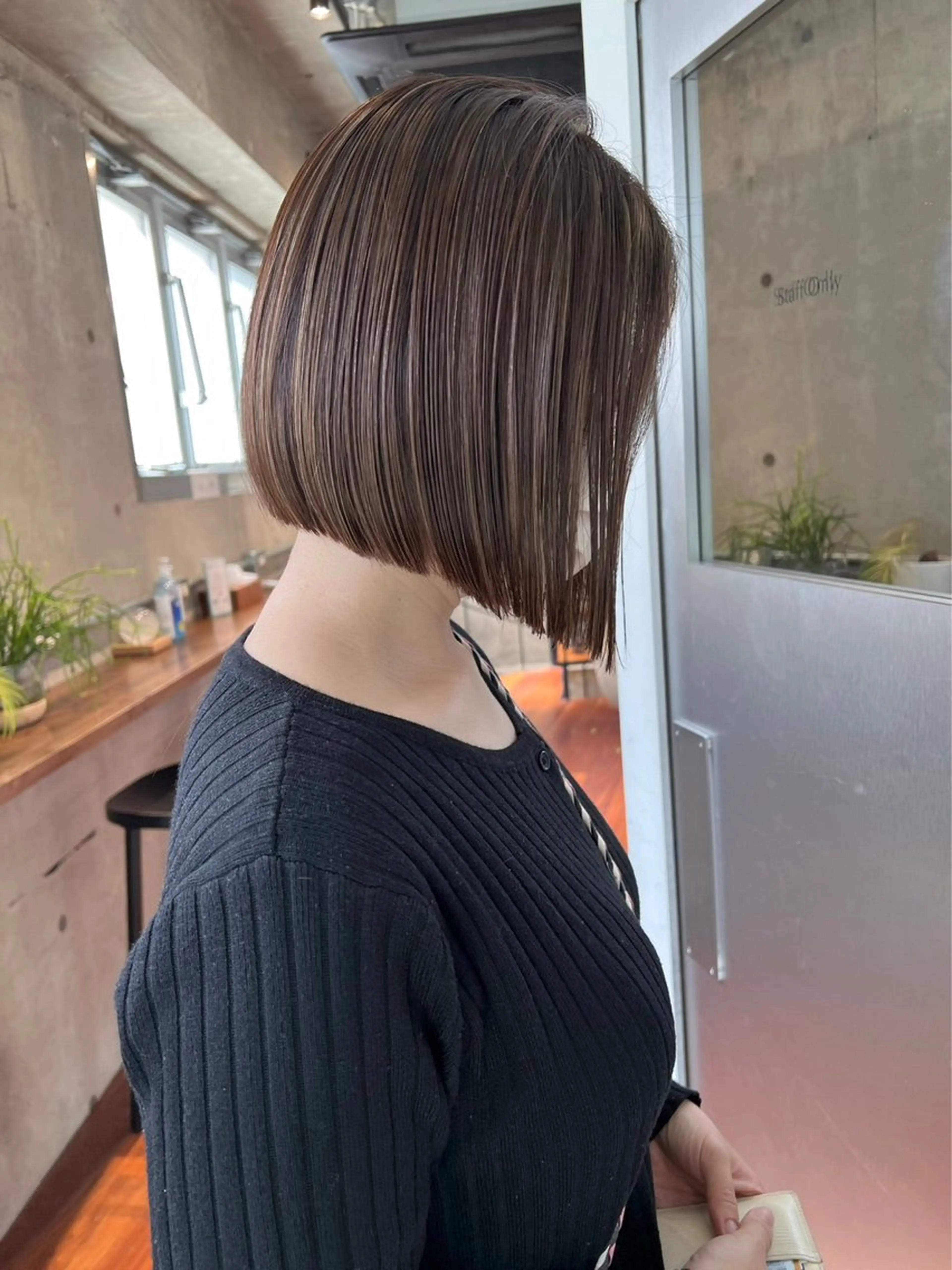 ミディアム カラー カット ヘアカラー トリートメント ハイライトNo.1☆ ゆうのヘアスタイル