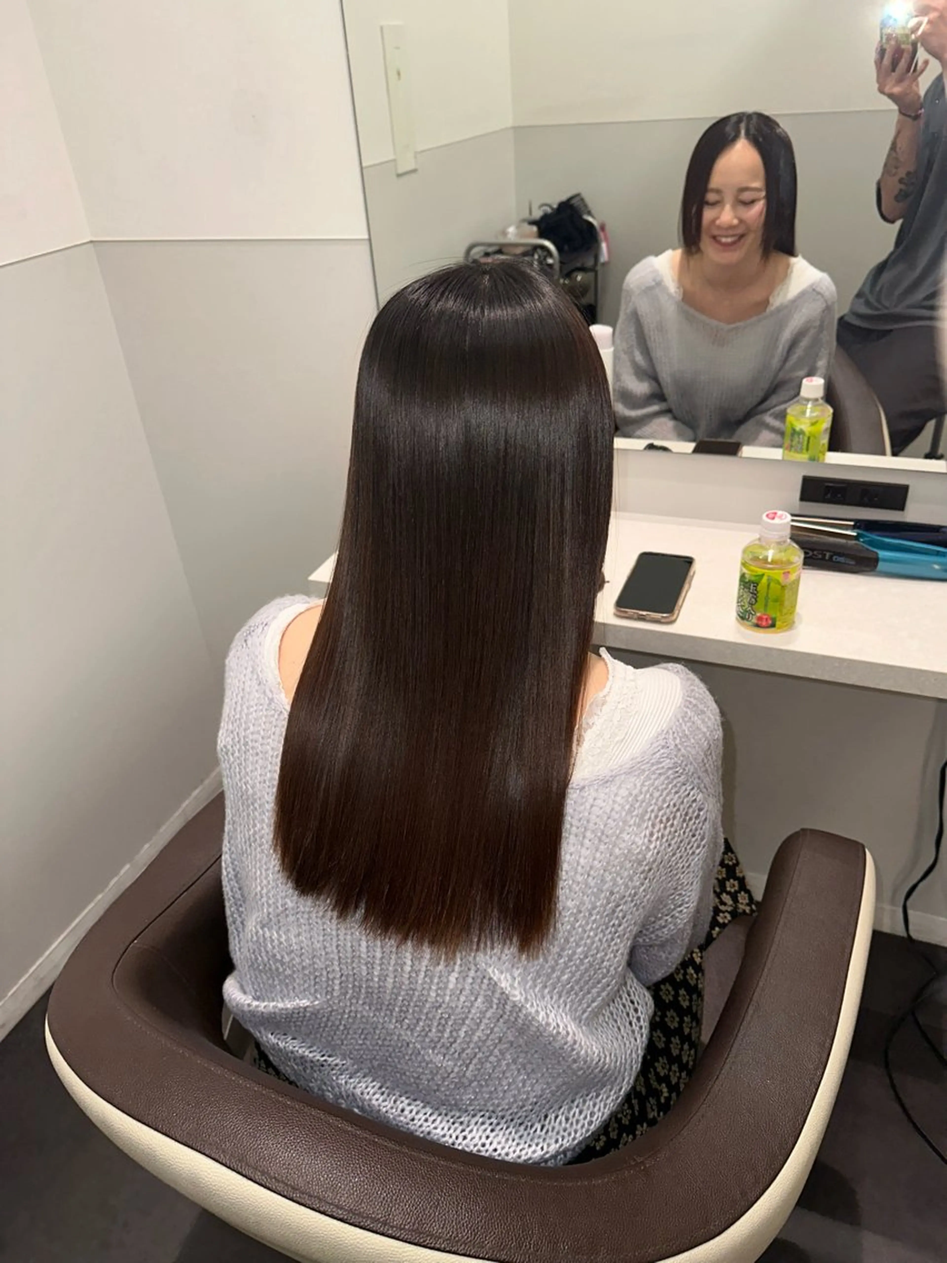 セミロング 美髪特化✨ 伊織✨縮毛矯正✨のヘアスタイル