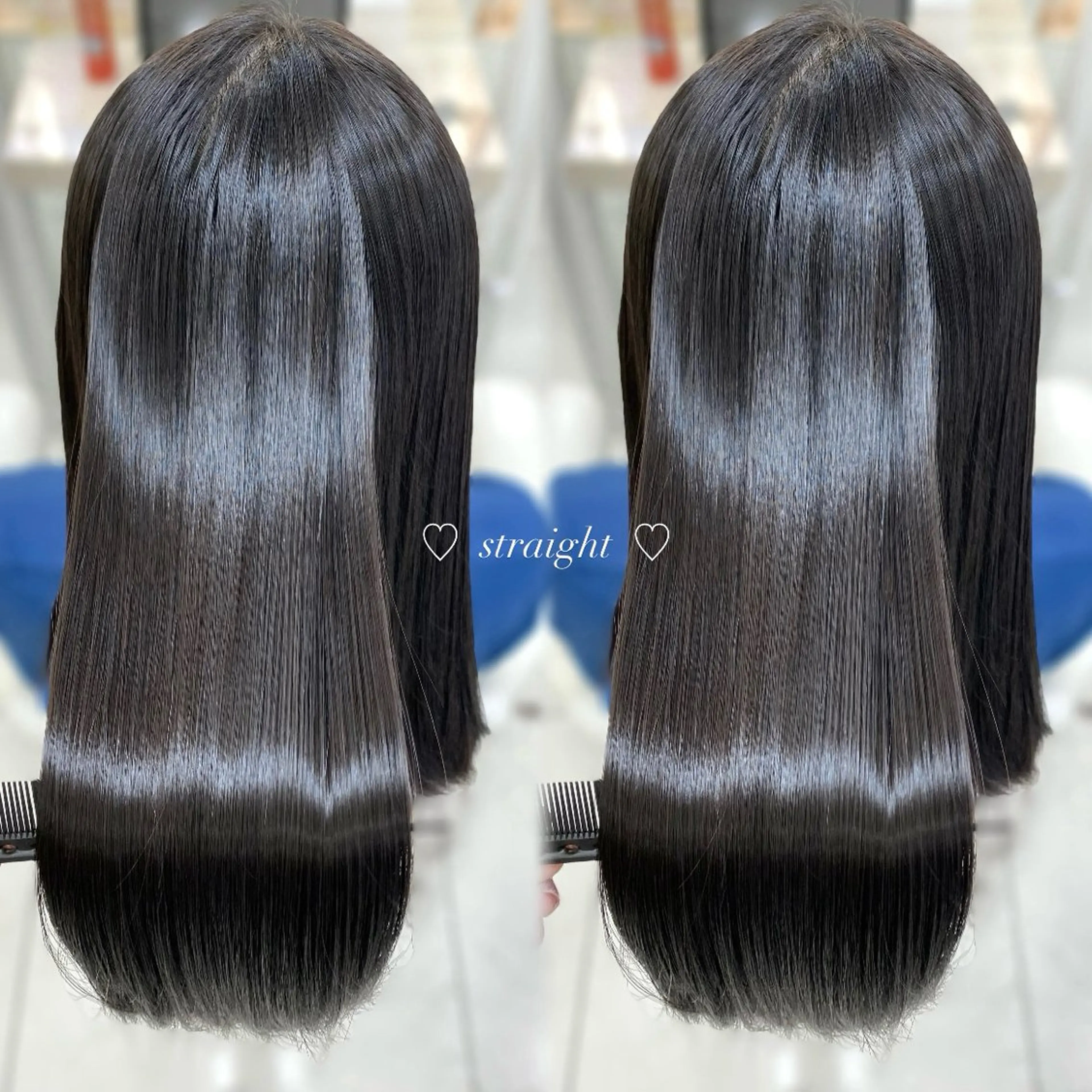 💫 《  髪質改善縮毛矯正 (全頭) + ケアトリートメント✧︎*。  》 💫の写真