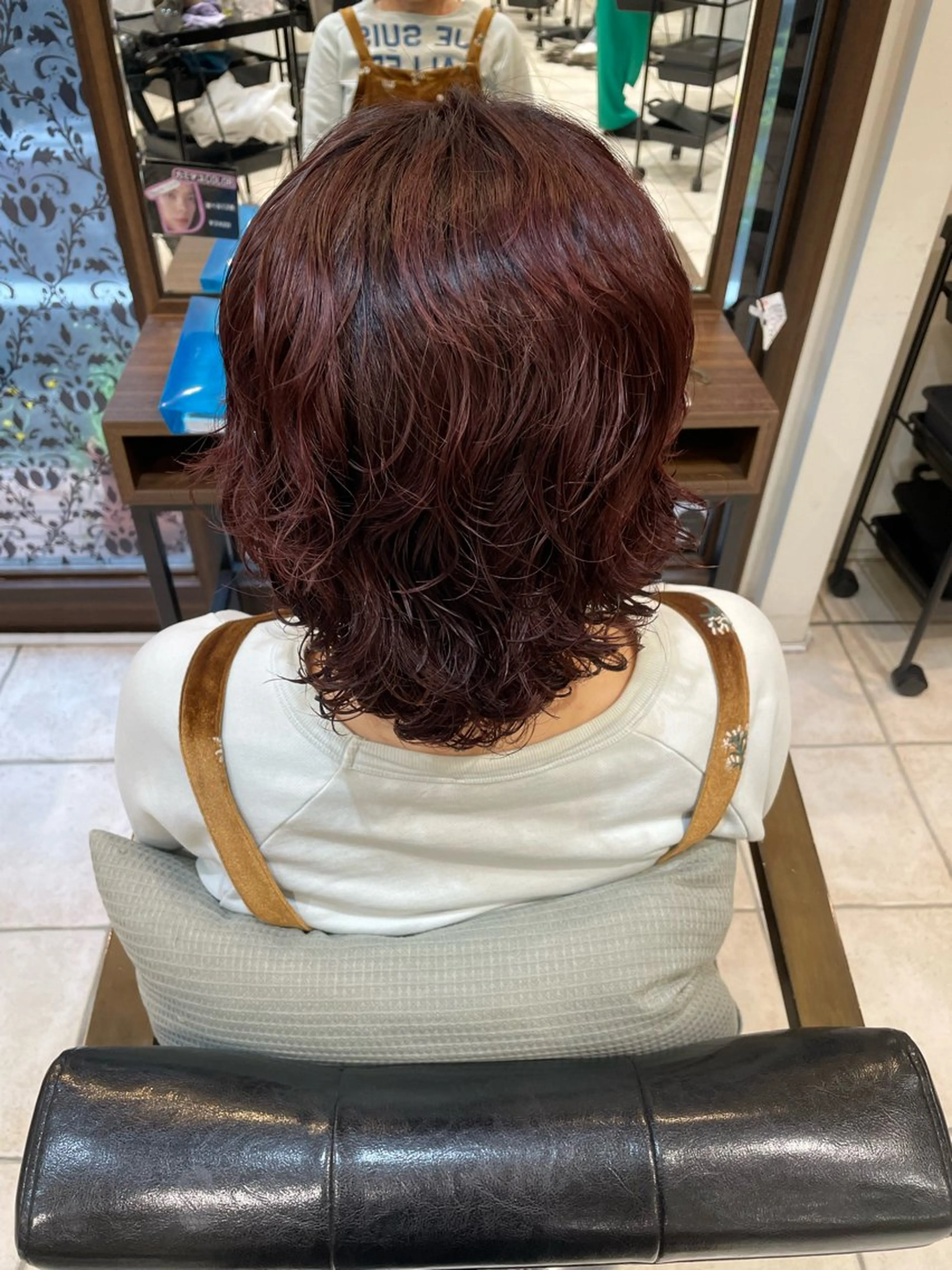 カラー カシス ピンクカラー 🌼 misaki 🌼のヘアスタイル