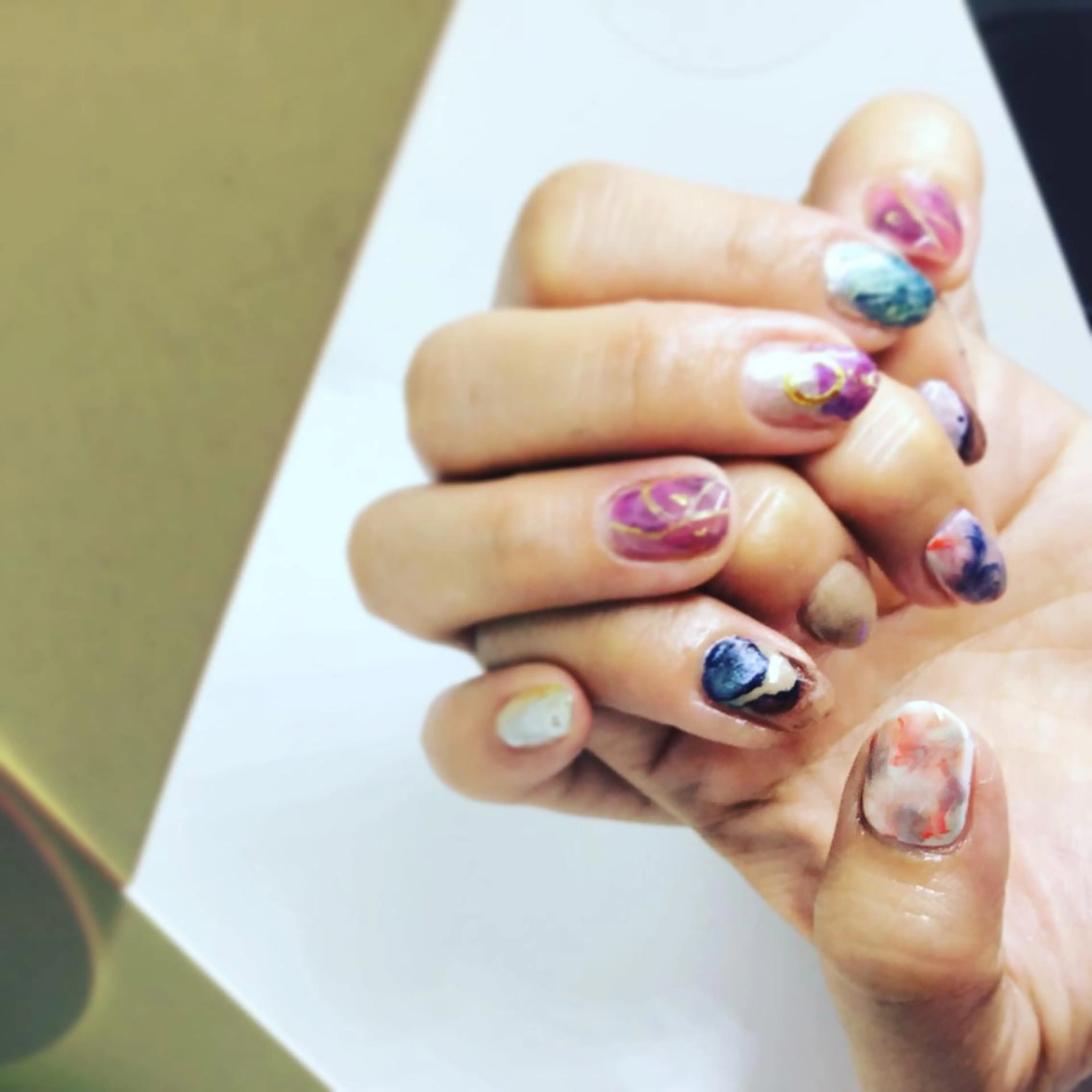 ネイル 大理石ネイル(マーブル) gui amichantoco所属・gui amichanのネイルデザイン