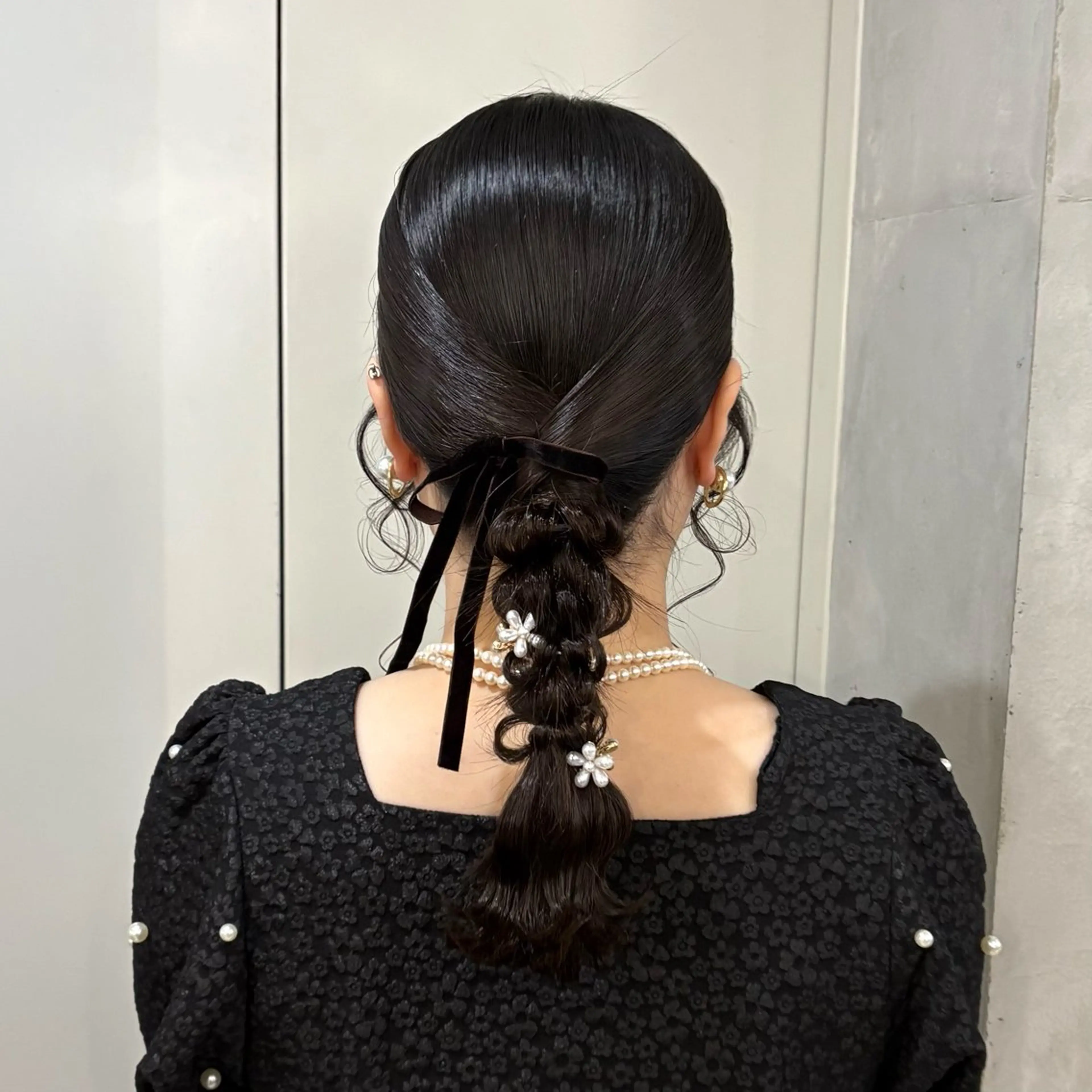 ミディアム ヘアアレンジ 👩🏼🪄ありむら もえ/京都駅🍐のヘアスタイル