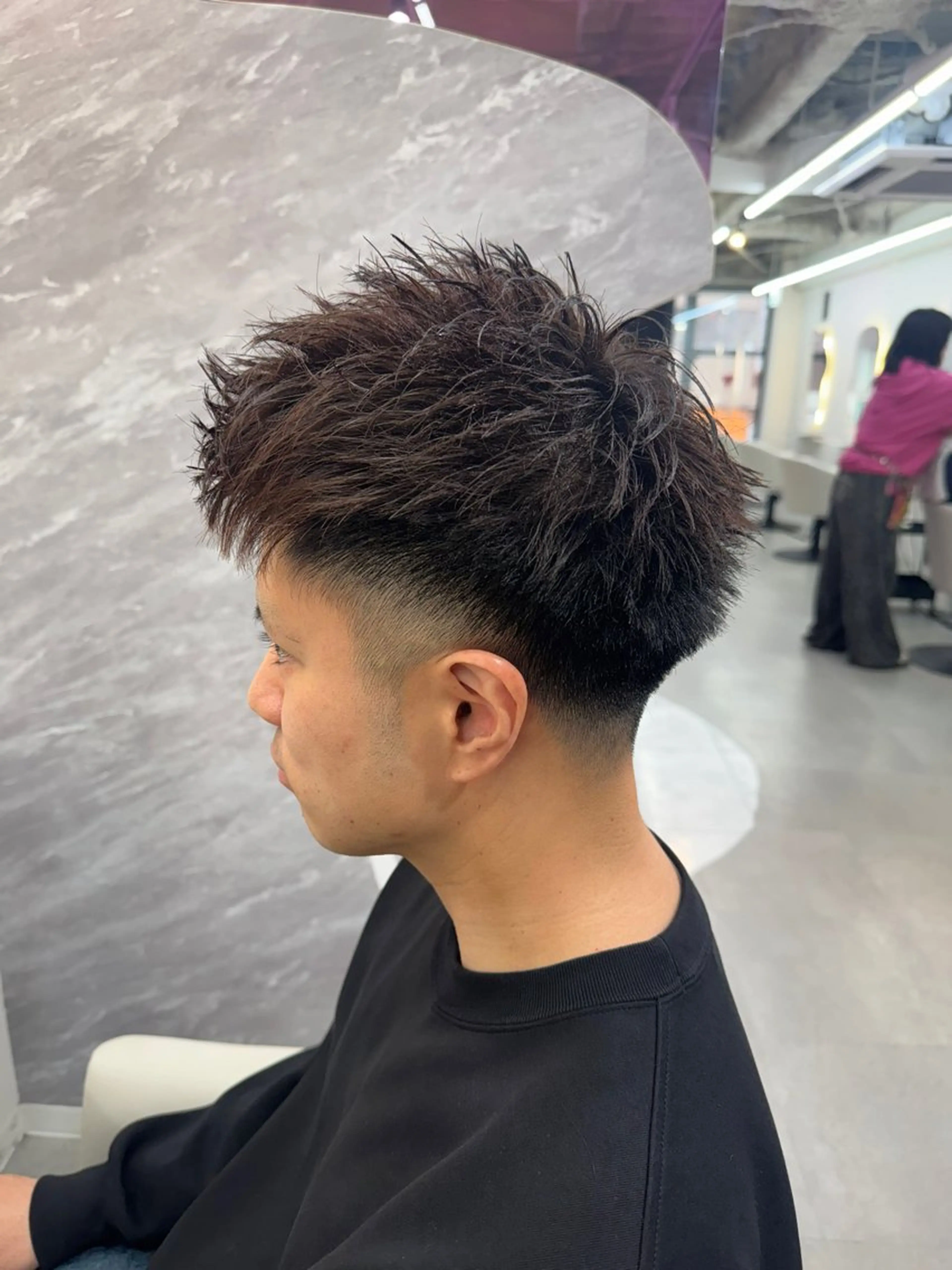 ショート カラー メンズ カット 【メンズ特化】池袋 韓国スタイル飯塚のヘアスタイル