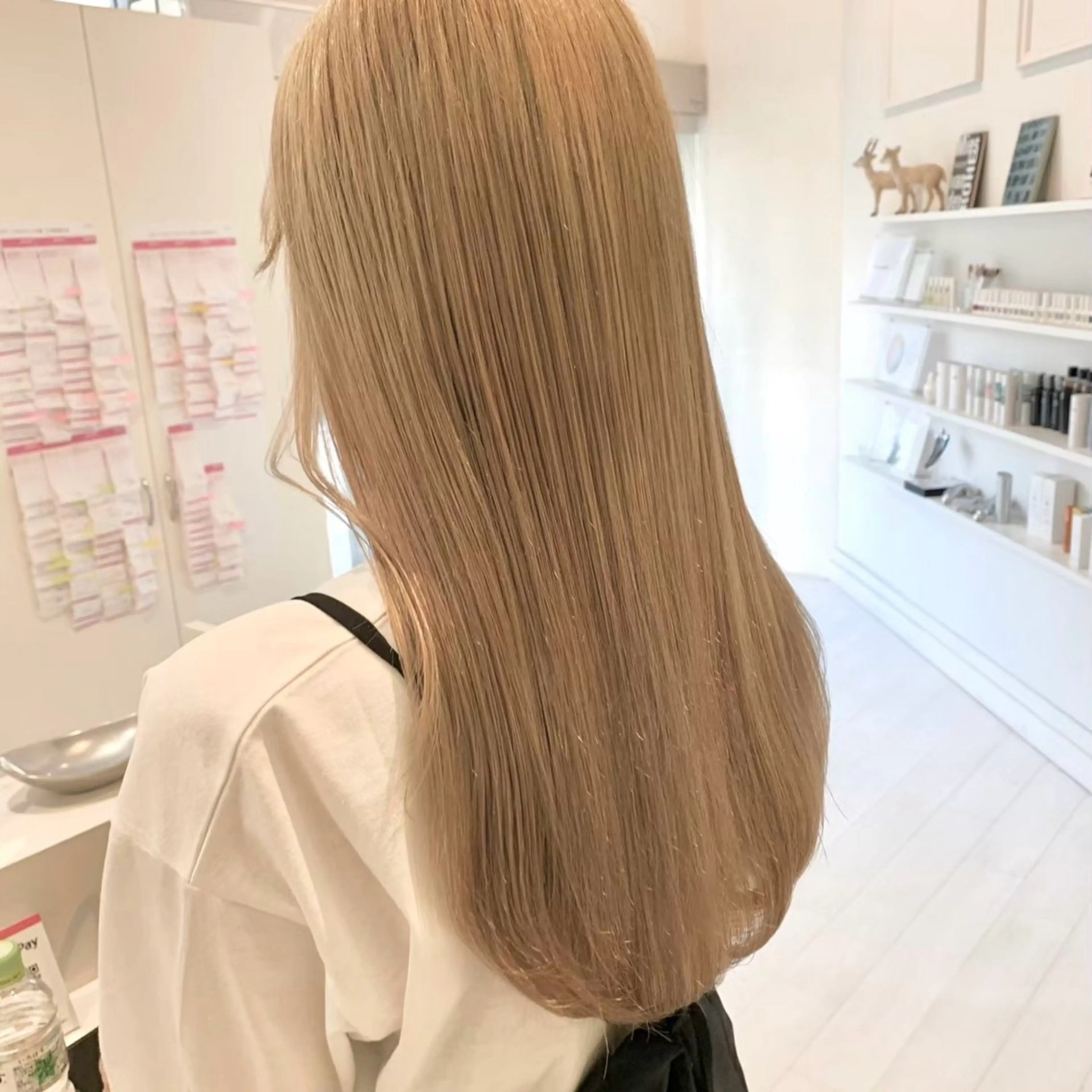 セミロング カラー ヘアカラー ParveMix 🩶🫧入江 香名のヘアスタイル