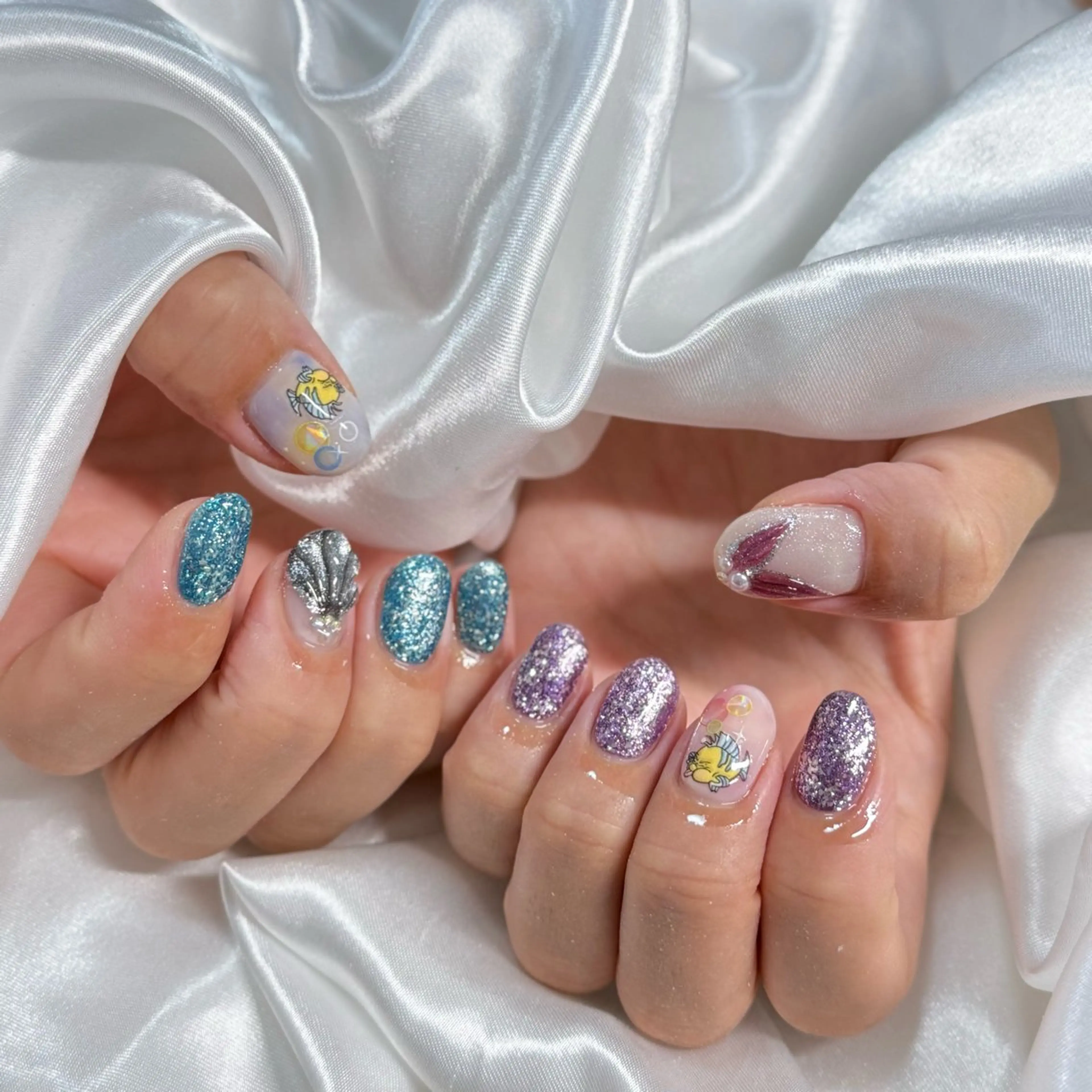 持ち込みデザイン(両手合わせて4本)の写真