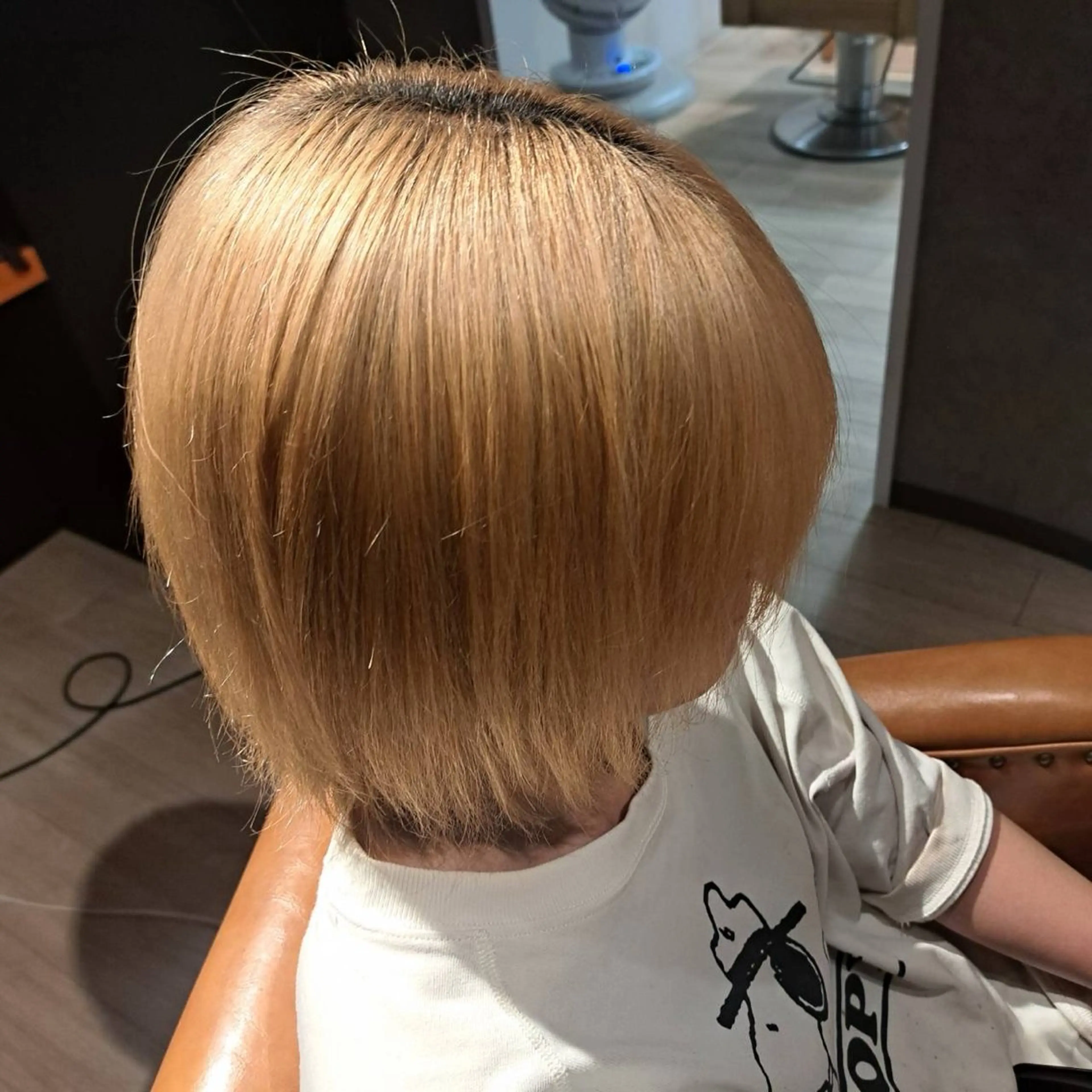 ミディアム パーマ 縮毛矯正 ヘッドスパ 栗原 きえ ／ダメージレスのヘアスタイル