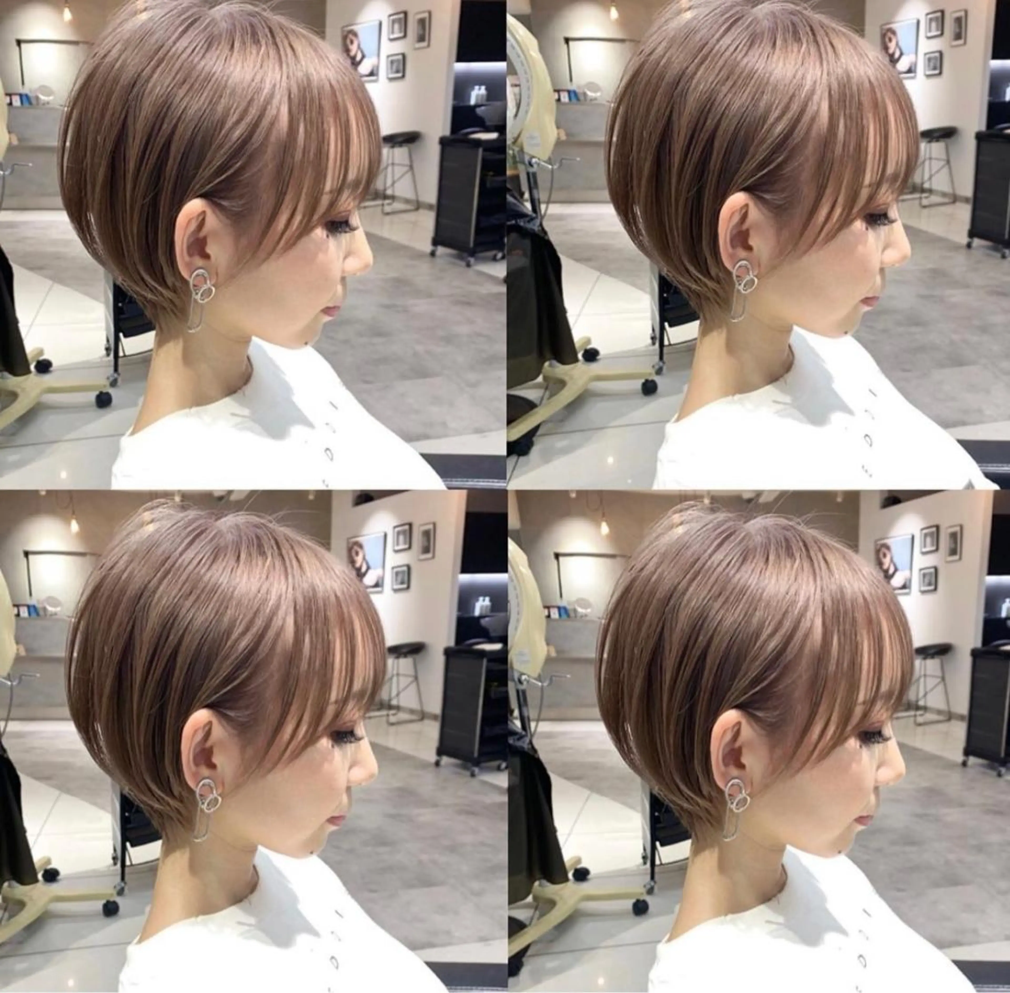 ショート 韓国ハッシュカット/ 新宿/髪質改善/岡崎のヘアスタイル