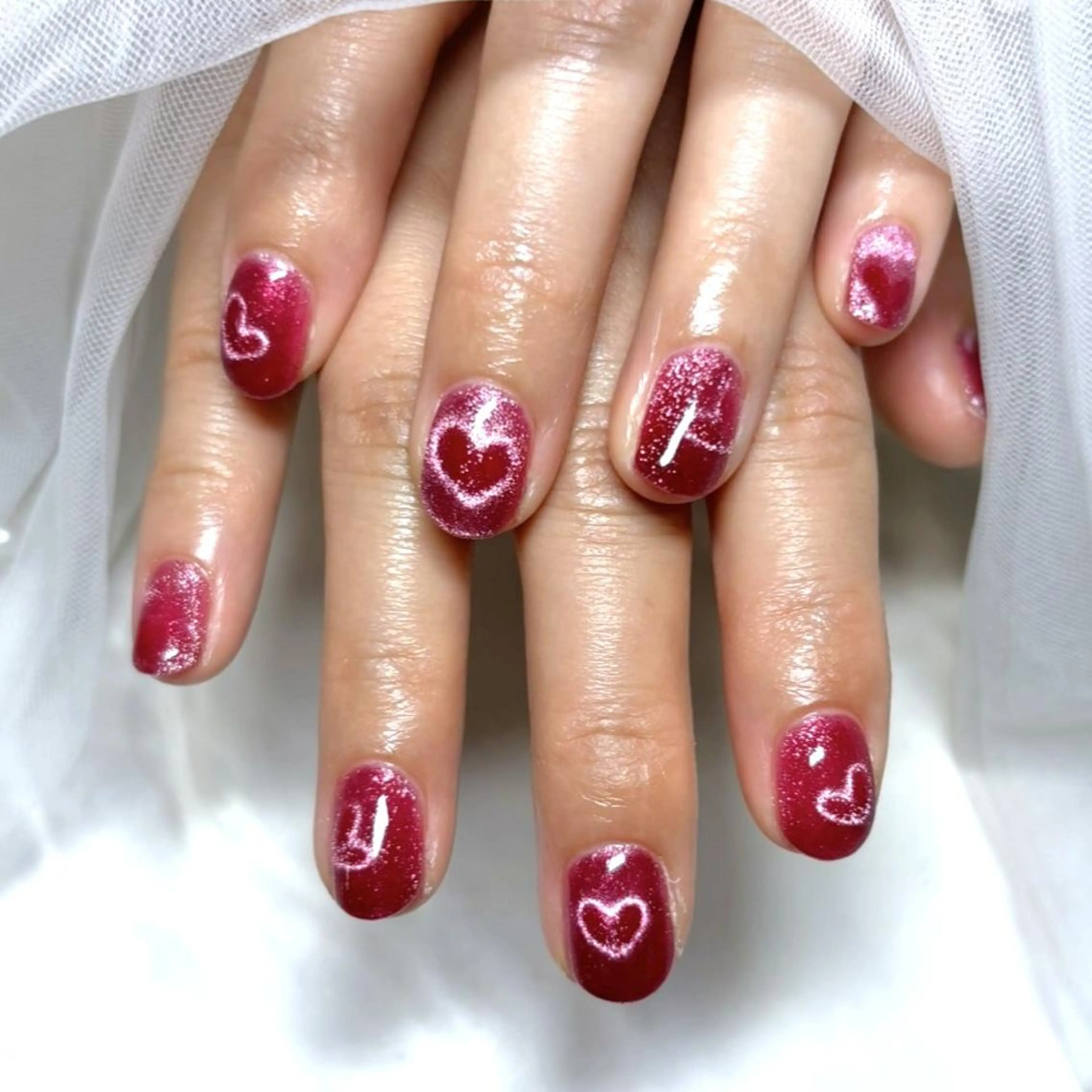 デザインマグネット（ハート・マグネットフレンチOK）★10本コース★オフ有りの方はこちら★の写真