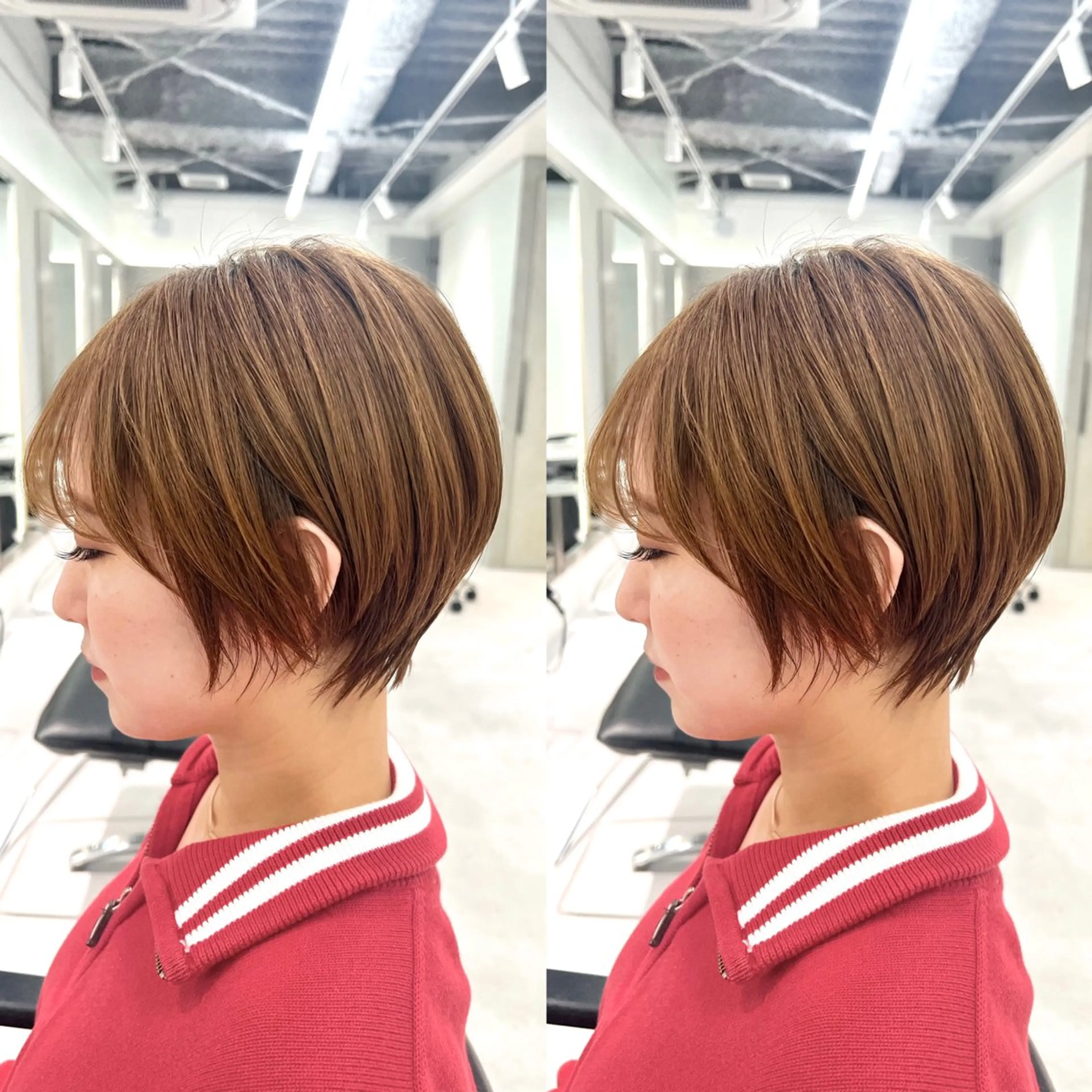 ショート カット ヘアカラー トリートメント ツイスパ/シャドウ 矢吹俊大郎のヘアスタイル