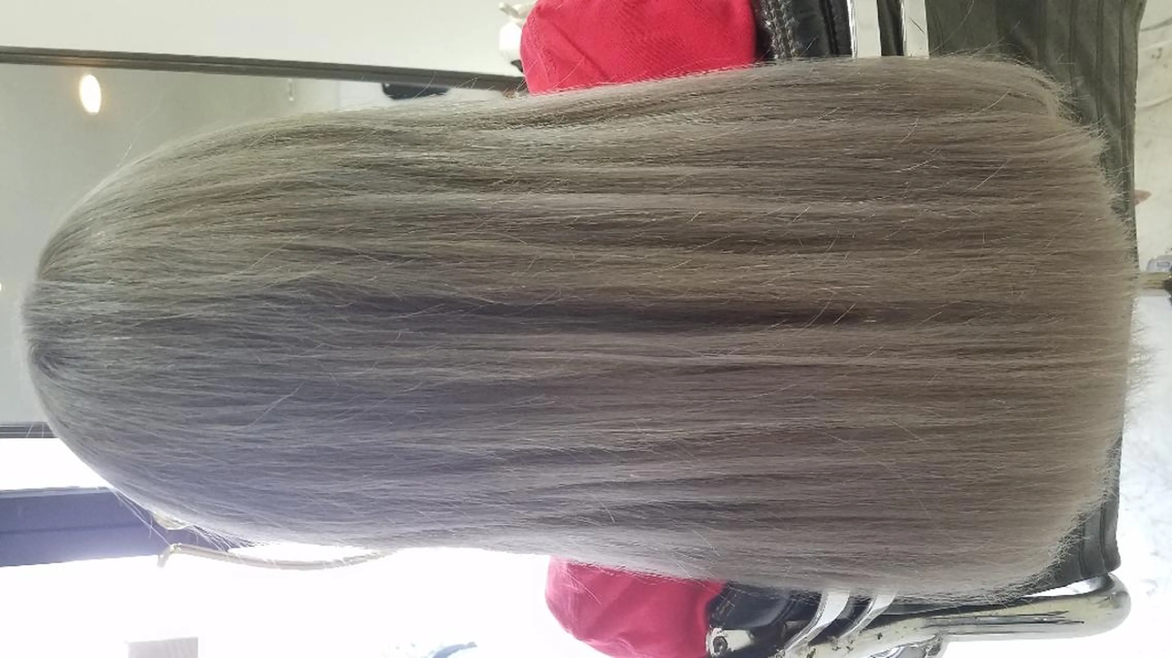 最高級バージンレミー毛100%シールエクステ80本(エクステカット込)+全体カラーの写真