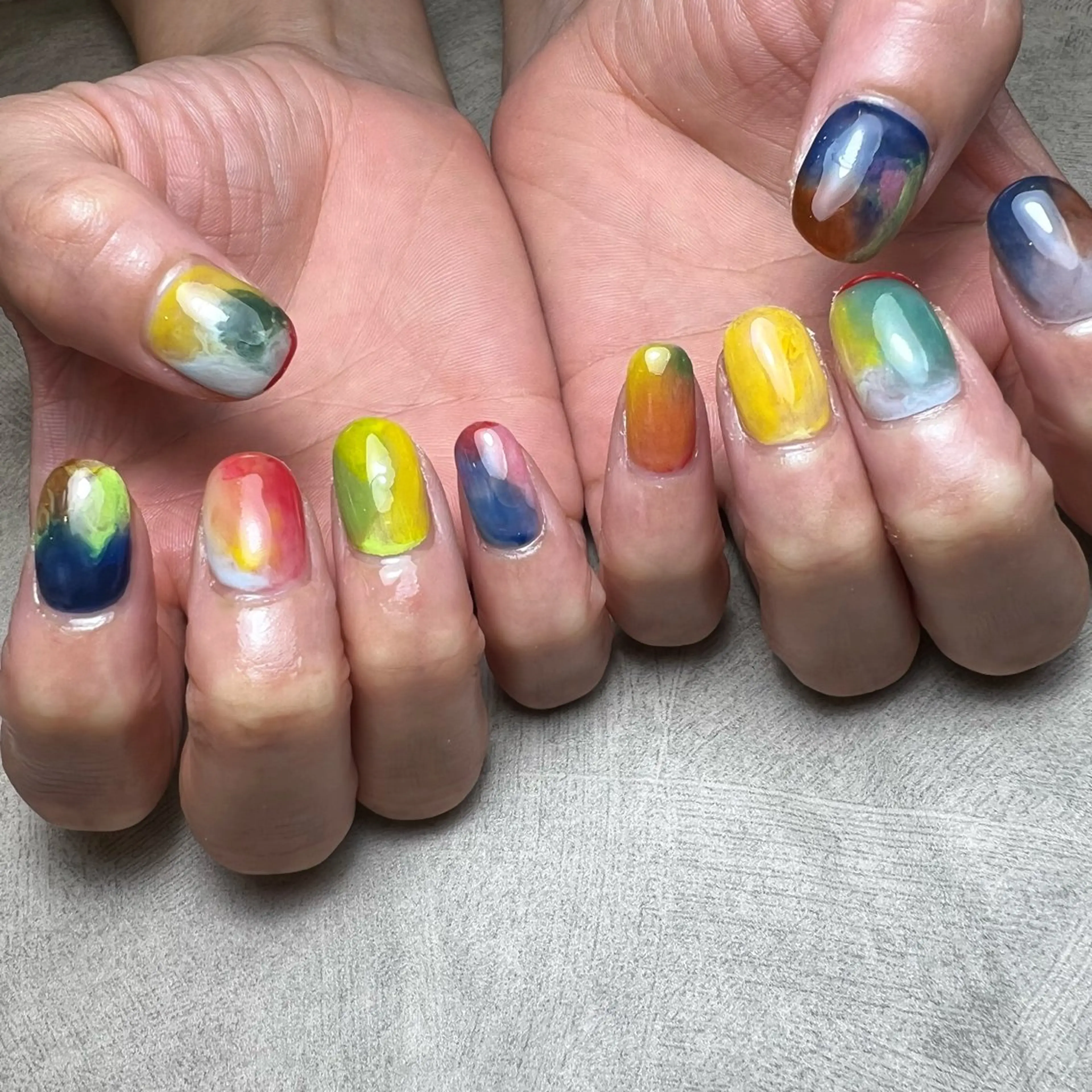 ネイル アートネイル チークネイル 成人式 ジェルネイル 韓国ネイル MAKANI salonのネイルデザイン