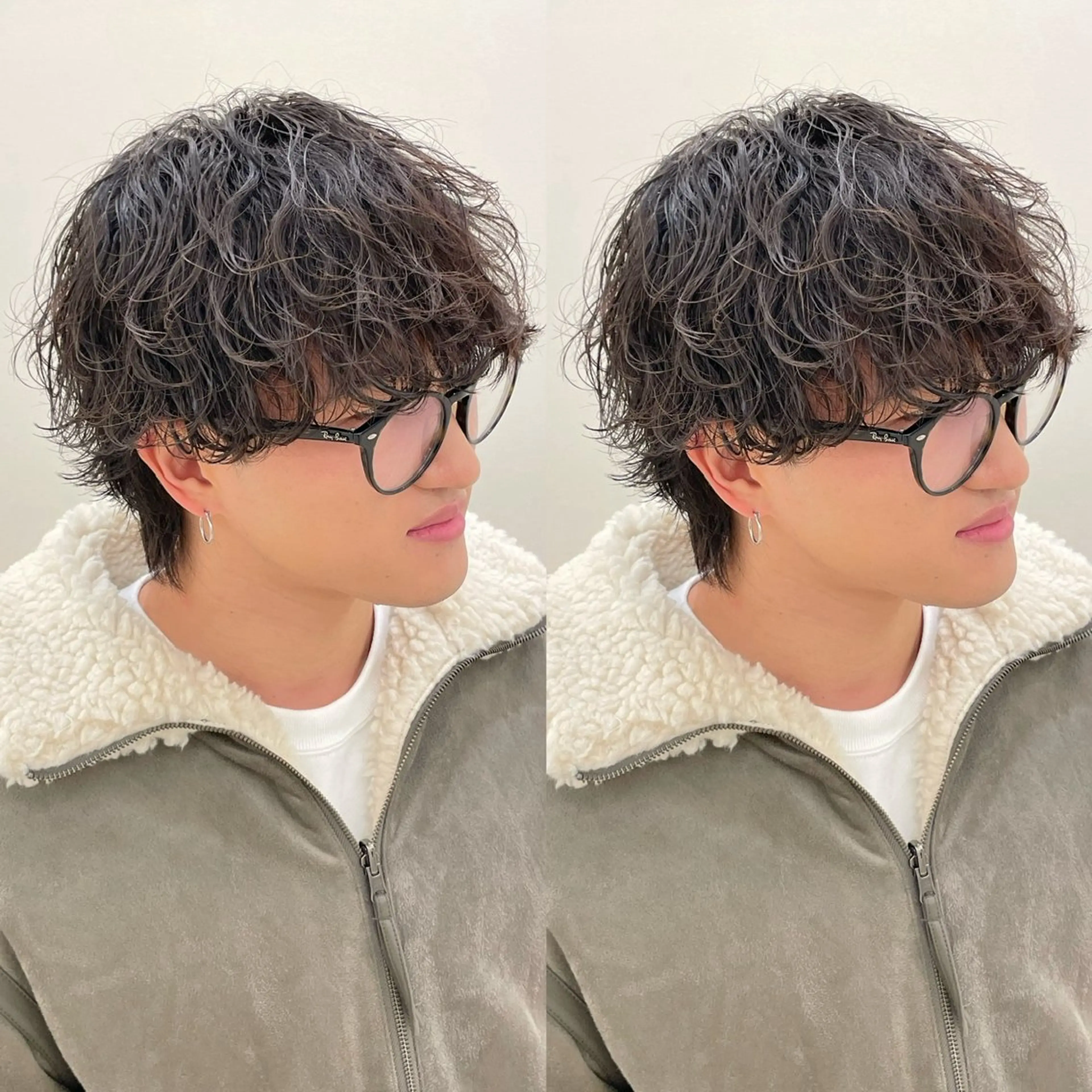 ショート カラー パーマ ヘアアレンジ メンズ 亀井隆汰/メンズ専門 パーマ特化美容師のヘアスタイル
