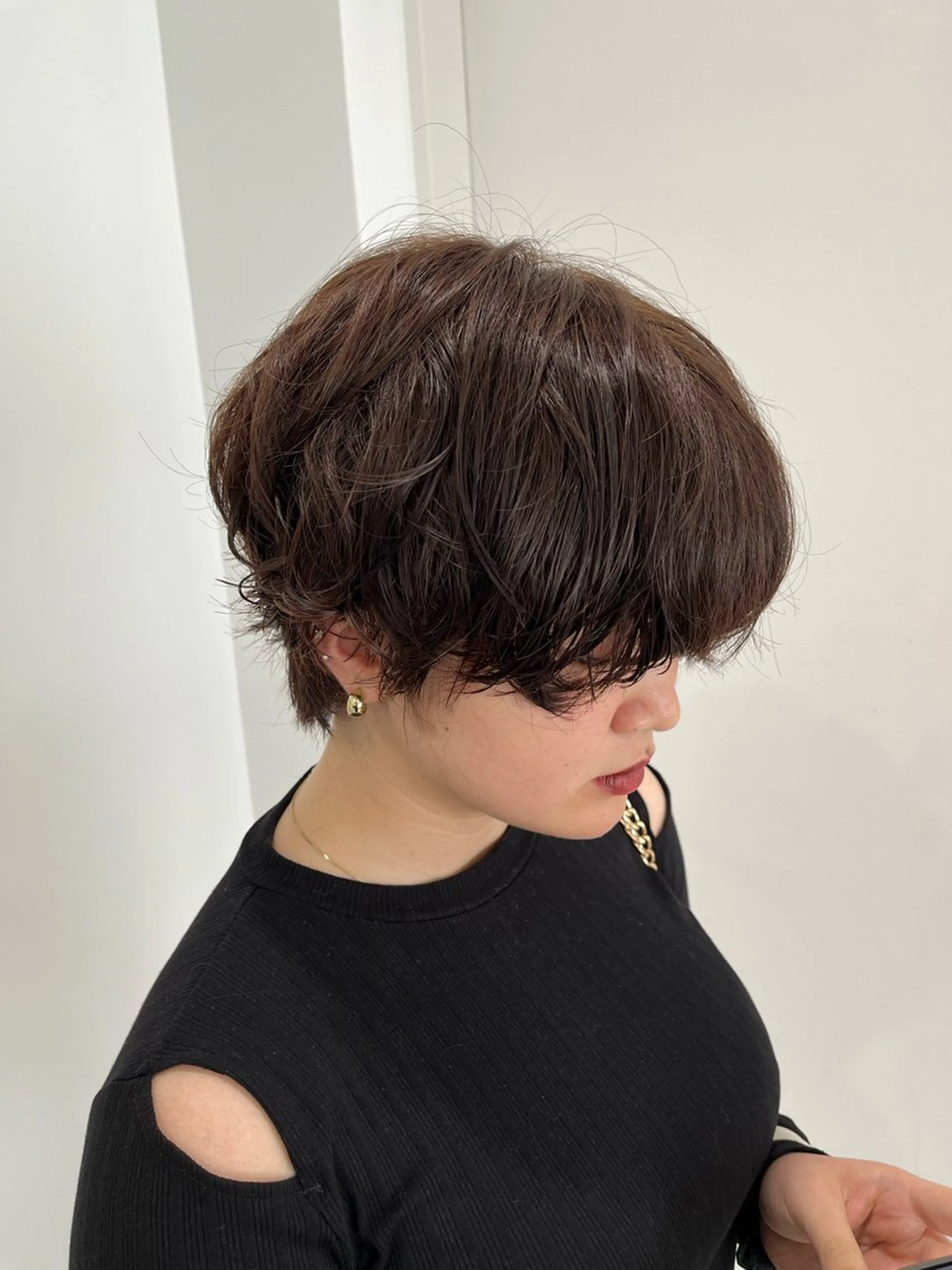 ショート カラー パーマ カット パーマ 縮毛矯正/ハイトーン /パーマ/せき🧸のヘアスタイル