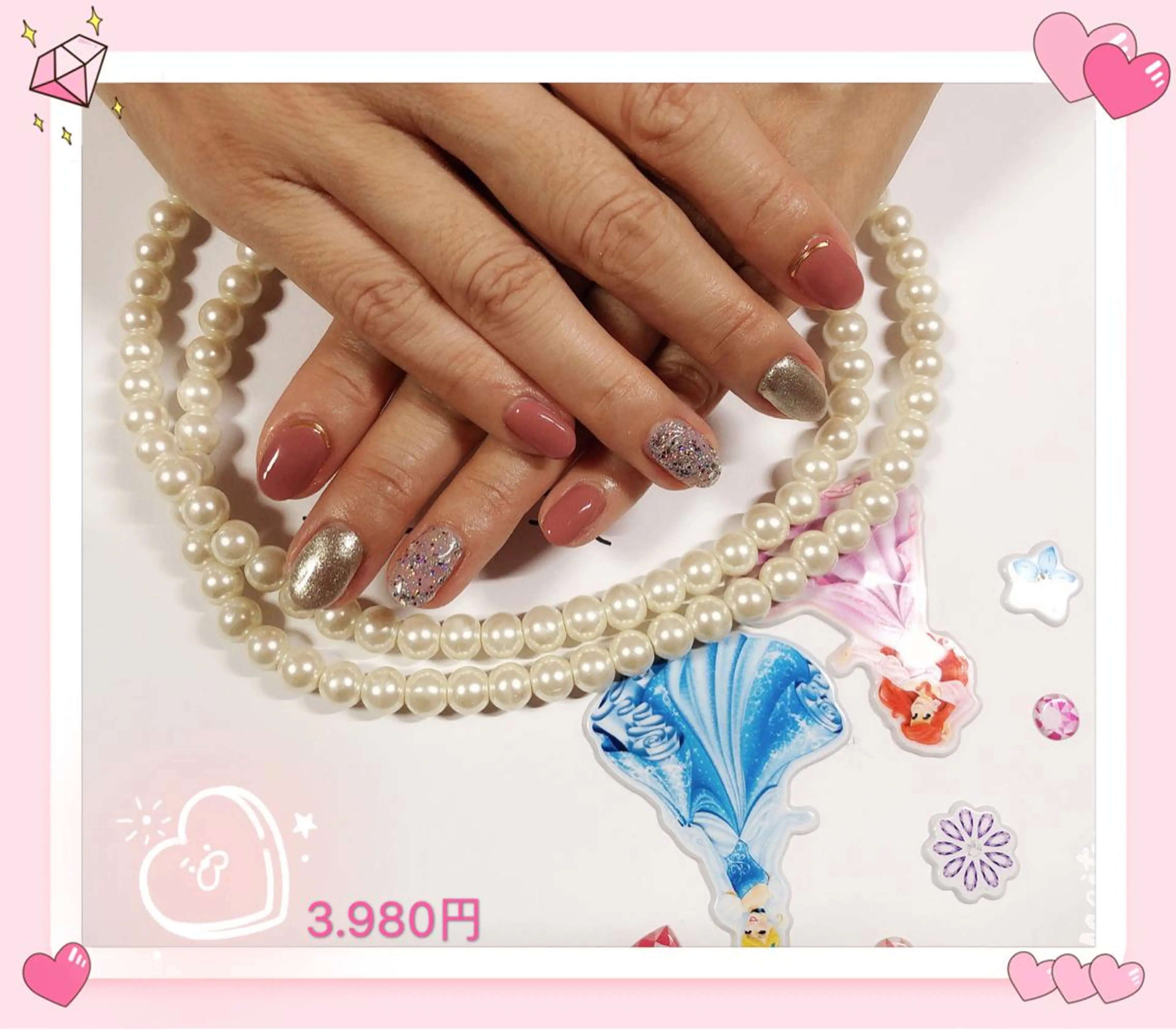 ネイル ラベンダー💖日暮里 ルル💖ネイルのネイルデザイン