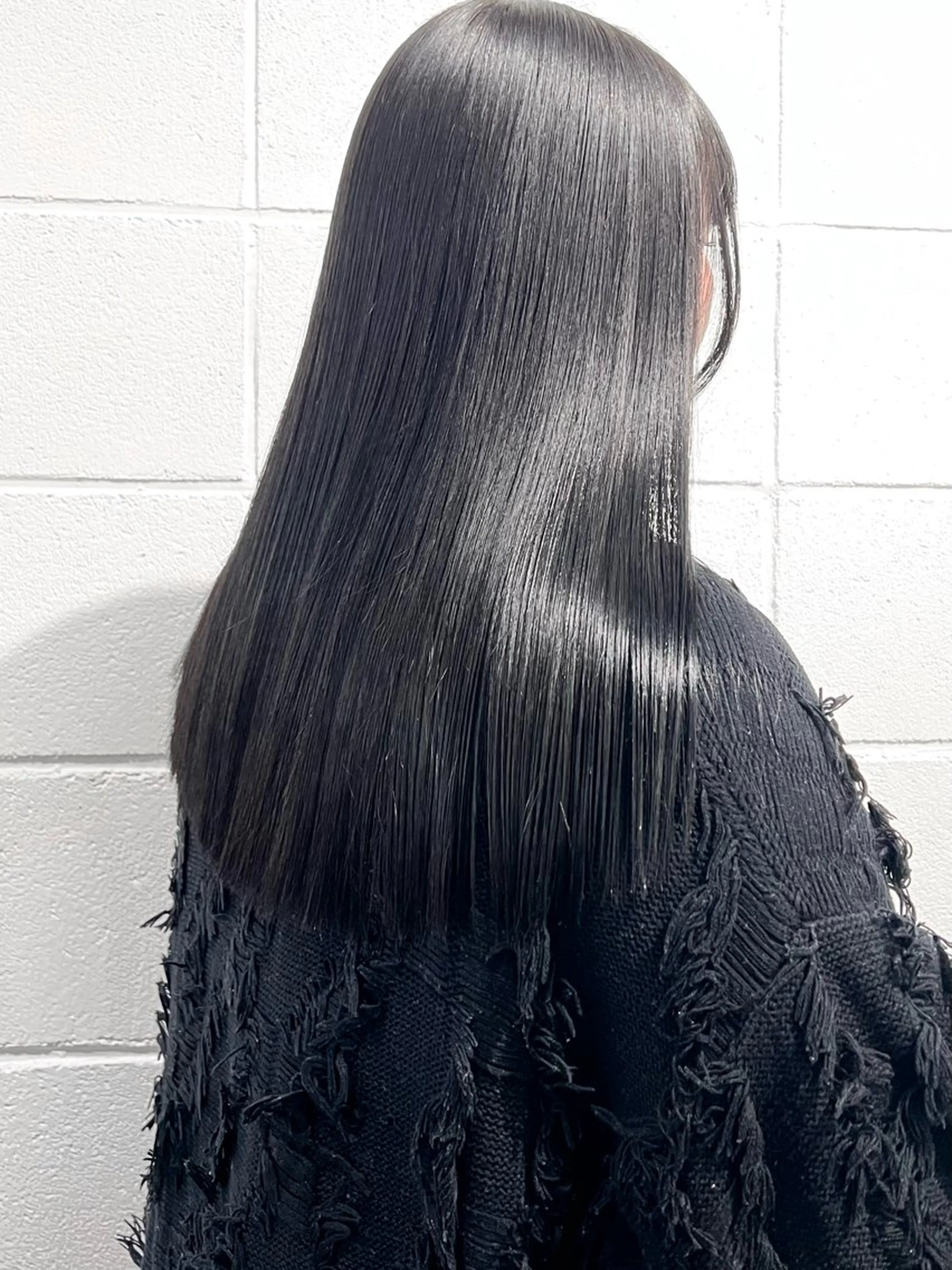セミロング カラー カット 縮毛矯正 トリートメント HARU//原宿🤍 リピート率NO.1のヘアスタイル