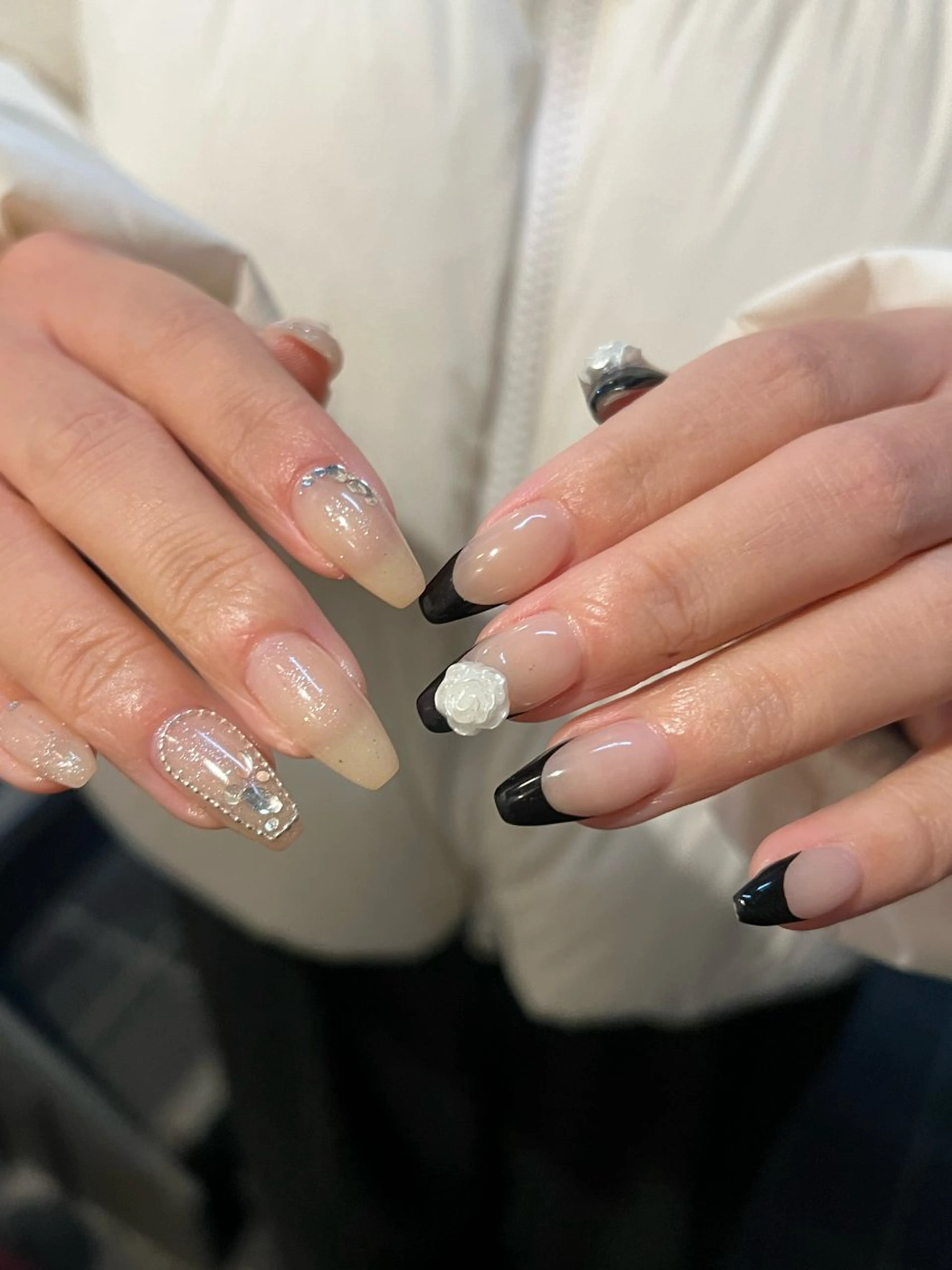 ネイル ハンドネイル Hata nail 🎀個性派ニュアンスのネイルデザイン