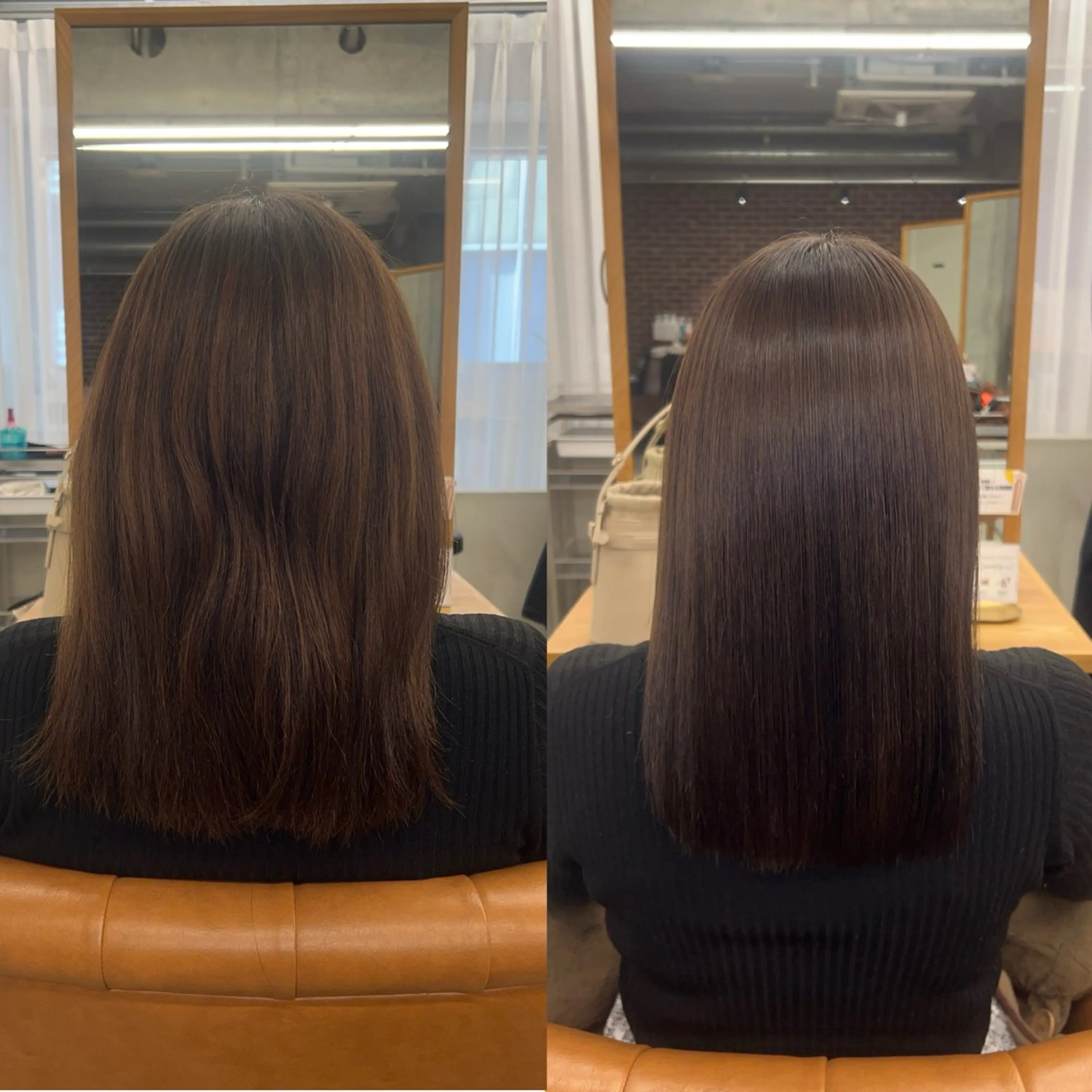 ロング パーマ 髪質改善 ロング カット 縮毛矯正 トリートメント 🌼髪質改善/透明感 艶髪タケドミのヘアスタイル