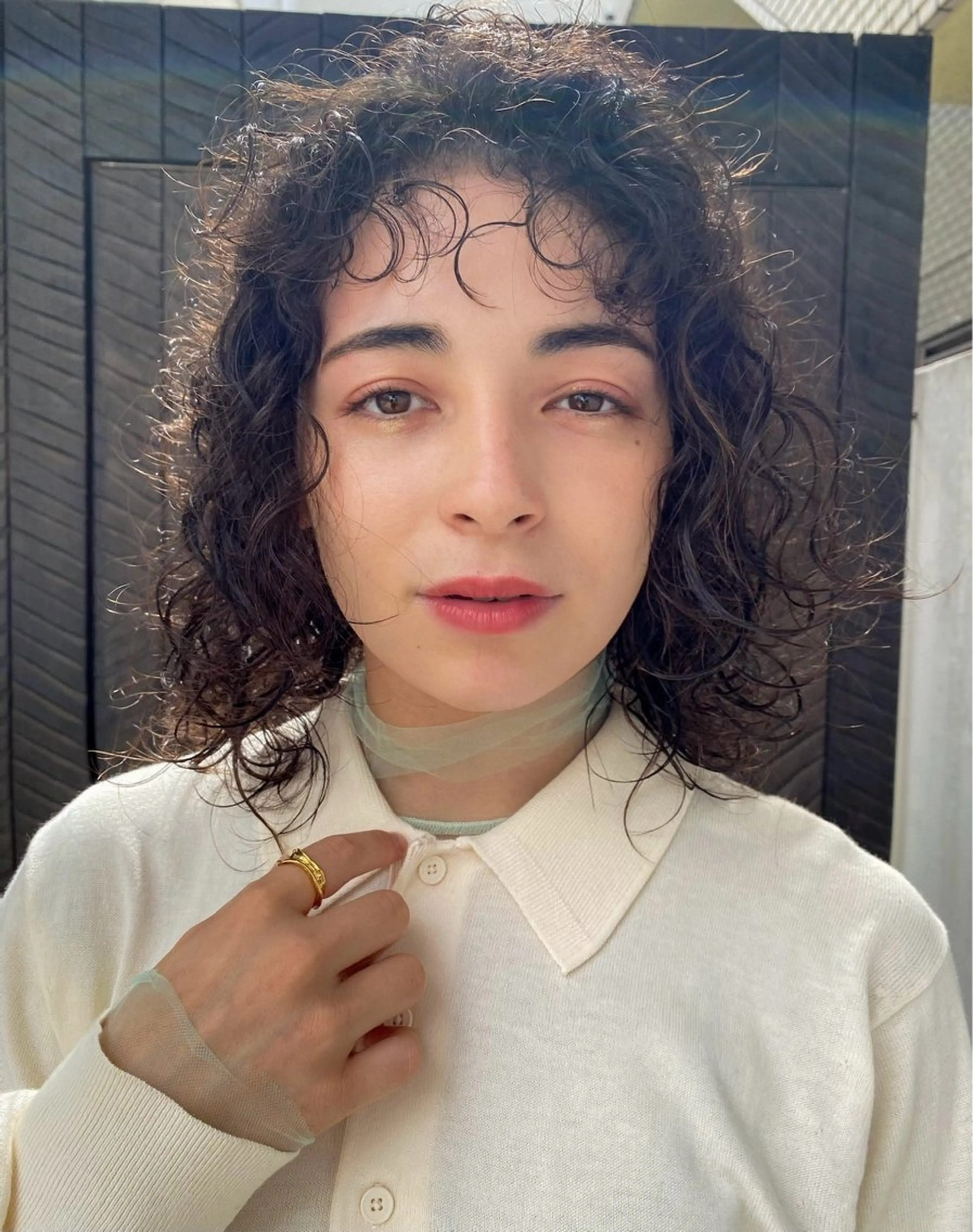 ミディアム パーマ カット パーマ トリートメント ボブ／レイヤー／艶 🦕risa  森下のヘアスタイル