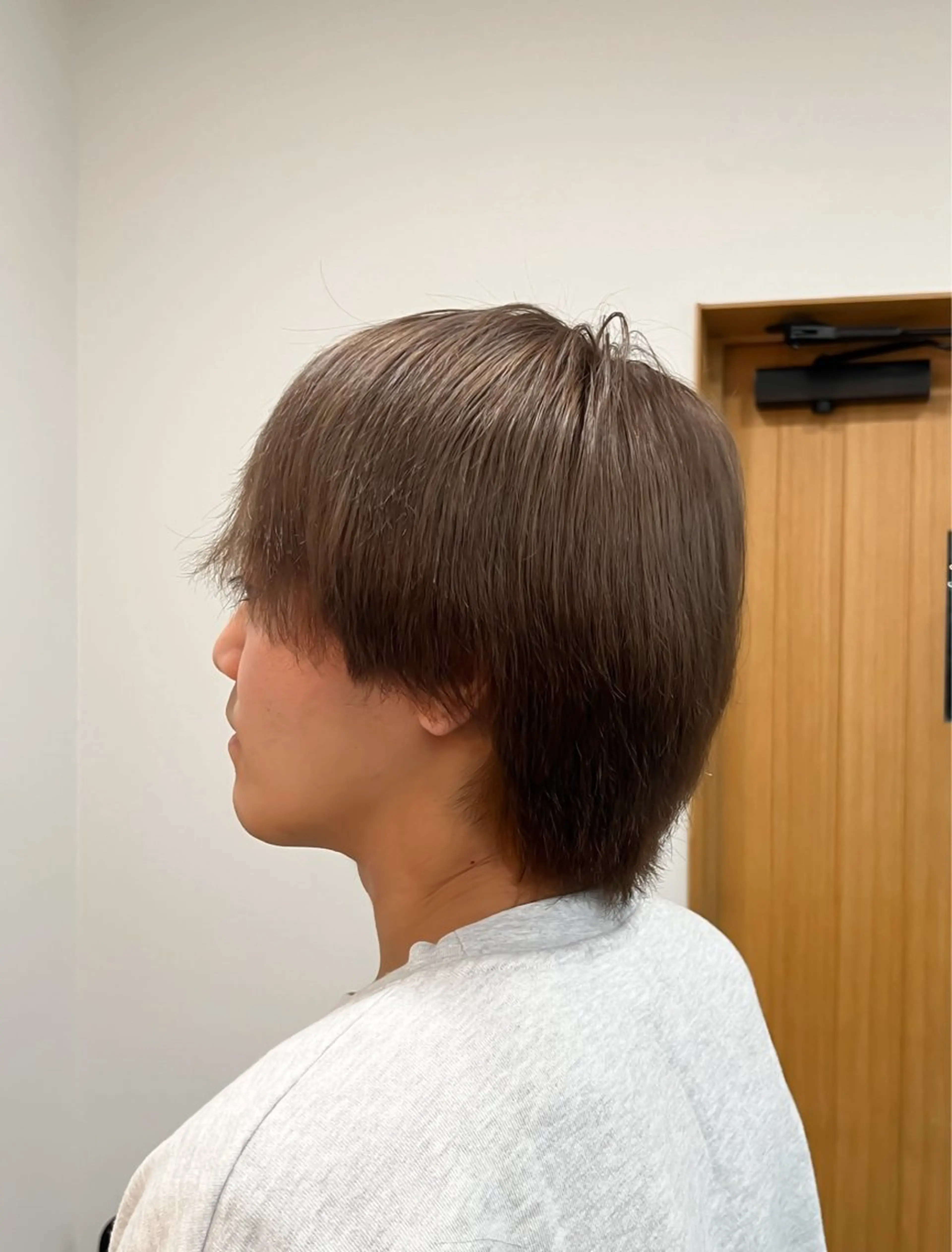 ミディアム 和夢/メンズカット/ パーマ/ハイトーンのヘアスタイル