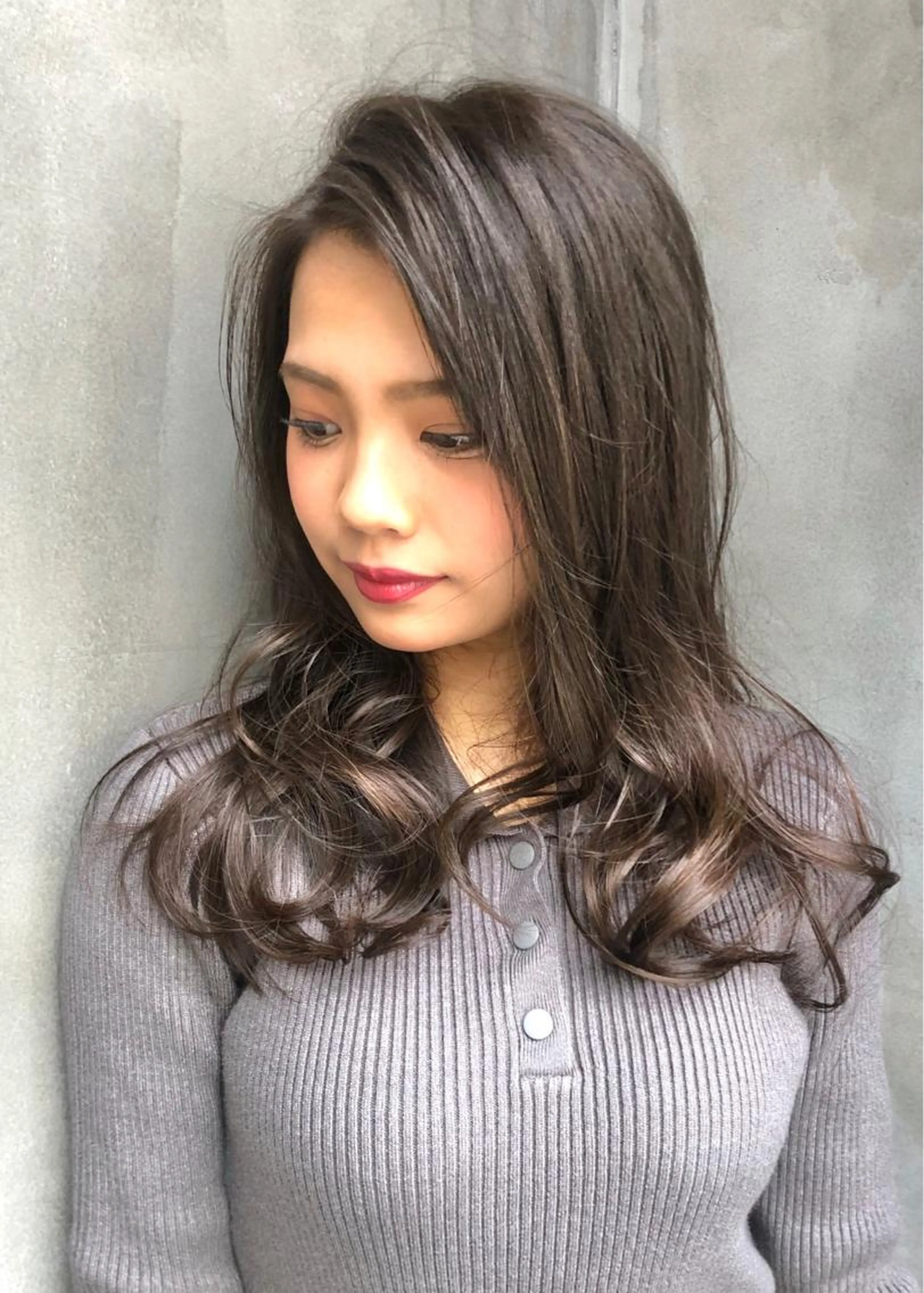 【うるツヤ✨ヘアケア】ダメージケアカラー+イーラルトリートメント+シャンプーブローの写真