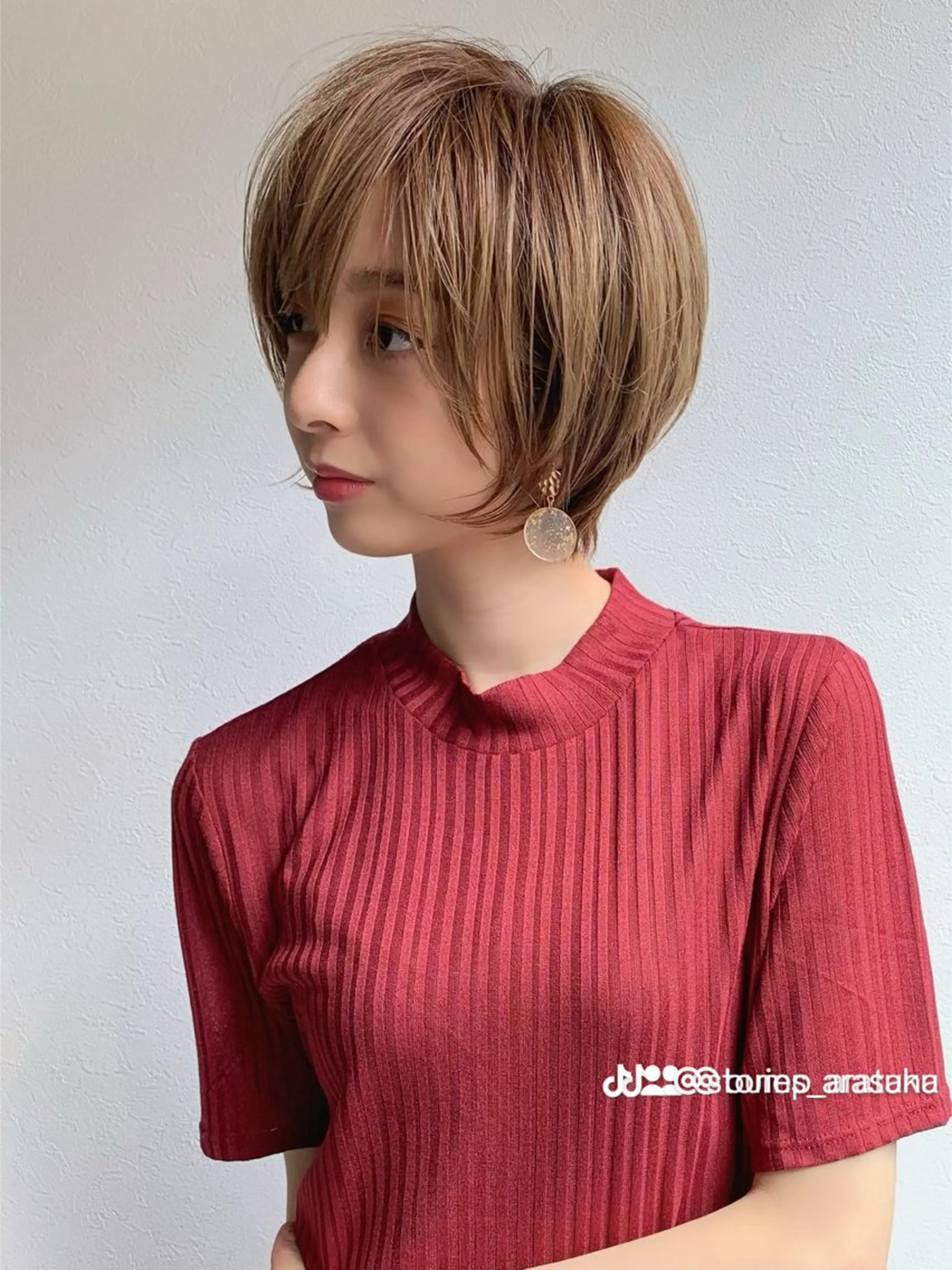 ショート 似合わせショート/ 小顔効果抜群/荒砂のヘアスタイル