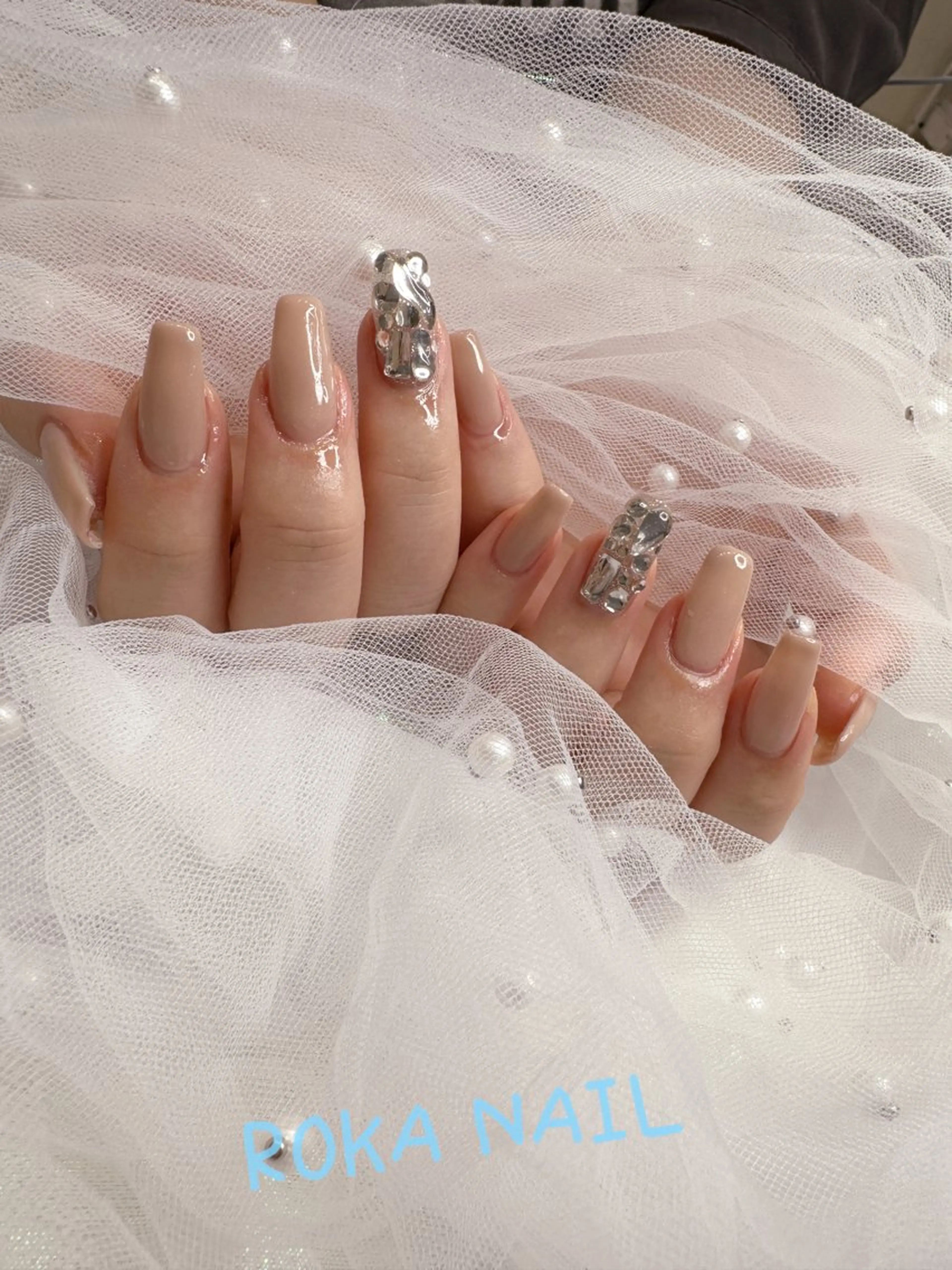 ネイル ハンドネイル 長さだし専門店 ROKANAILのネイルデザイン