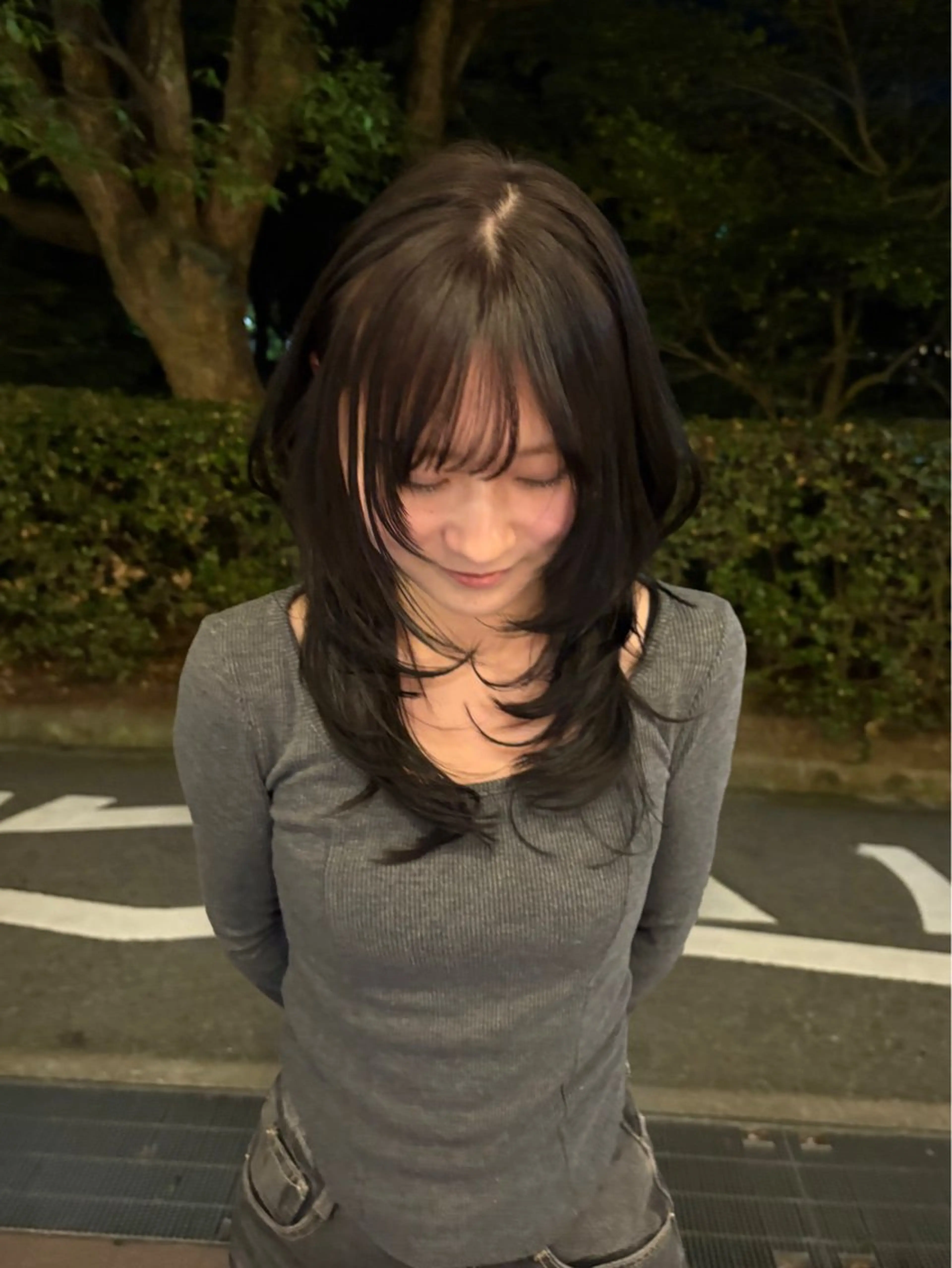 セミロング メンズモデル募集中 YOKE reinaのヘアスタイル