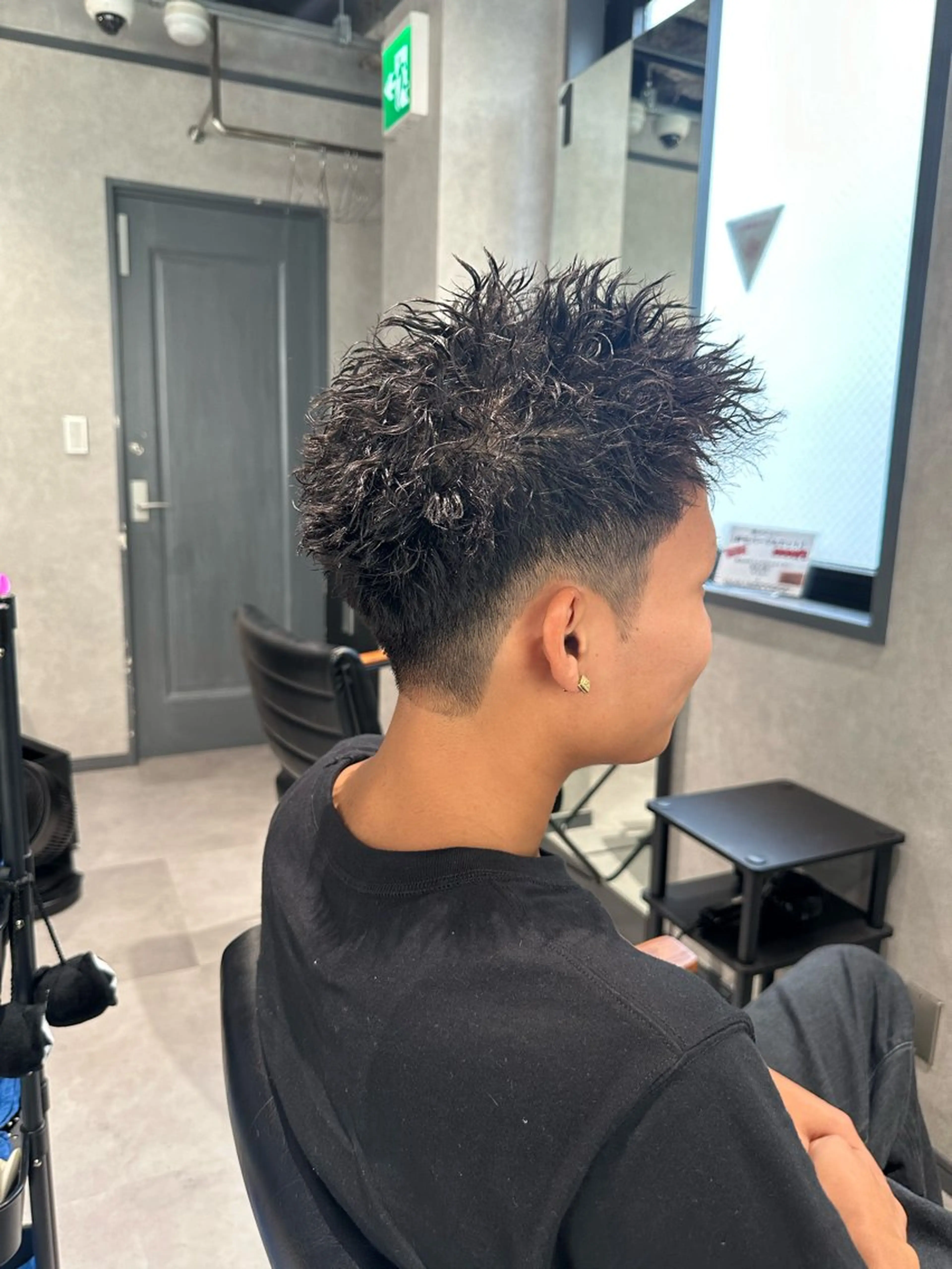 ショート パーマ ヘアアレンジ メンズ メンズヘア静岡 ✂︎Ryuheiのヘアスタイル