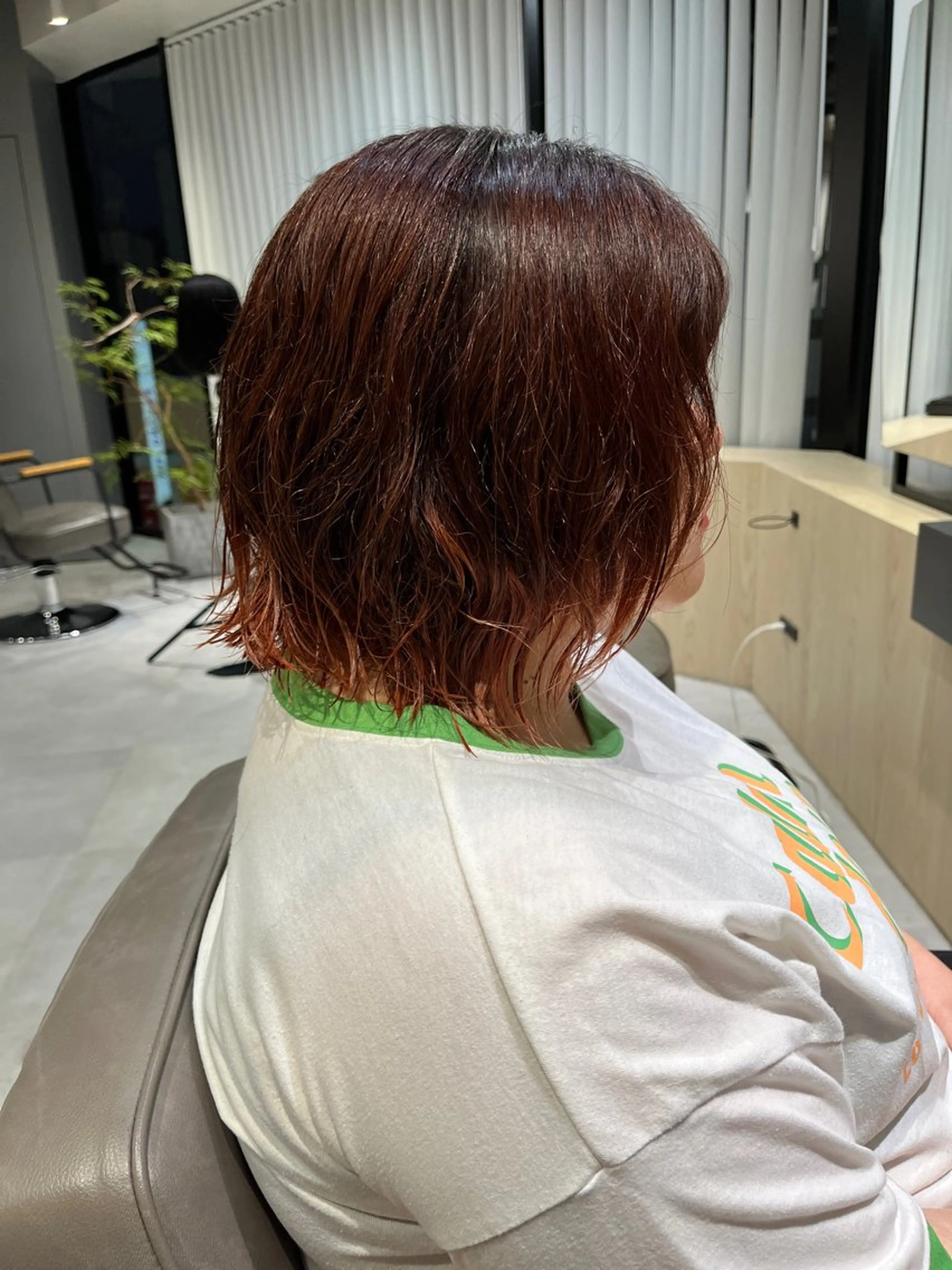 ミディアム ボブ SNSモニター募集！ くせ毛特化/大村のヘアスタイル