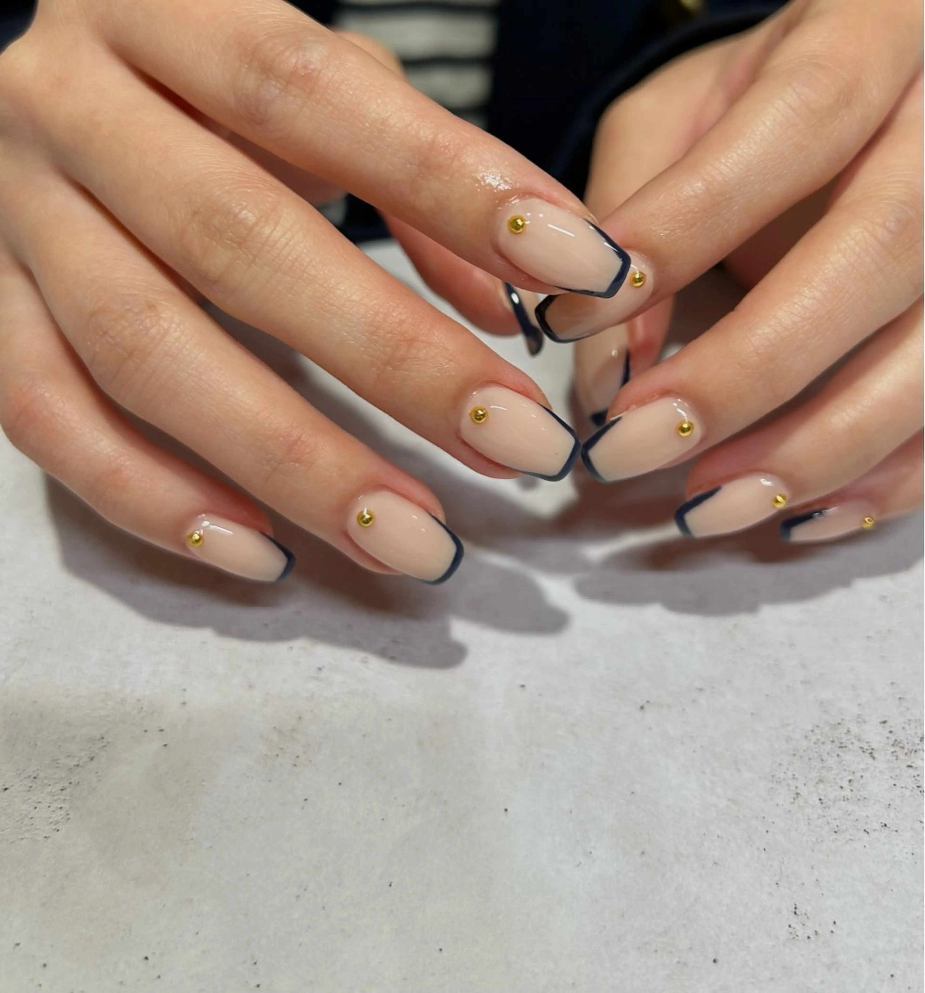 ネイル フレンチネイル ハンドネイル 福田 麻耶のネイルデザイン