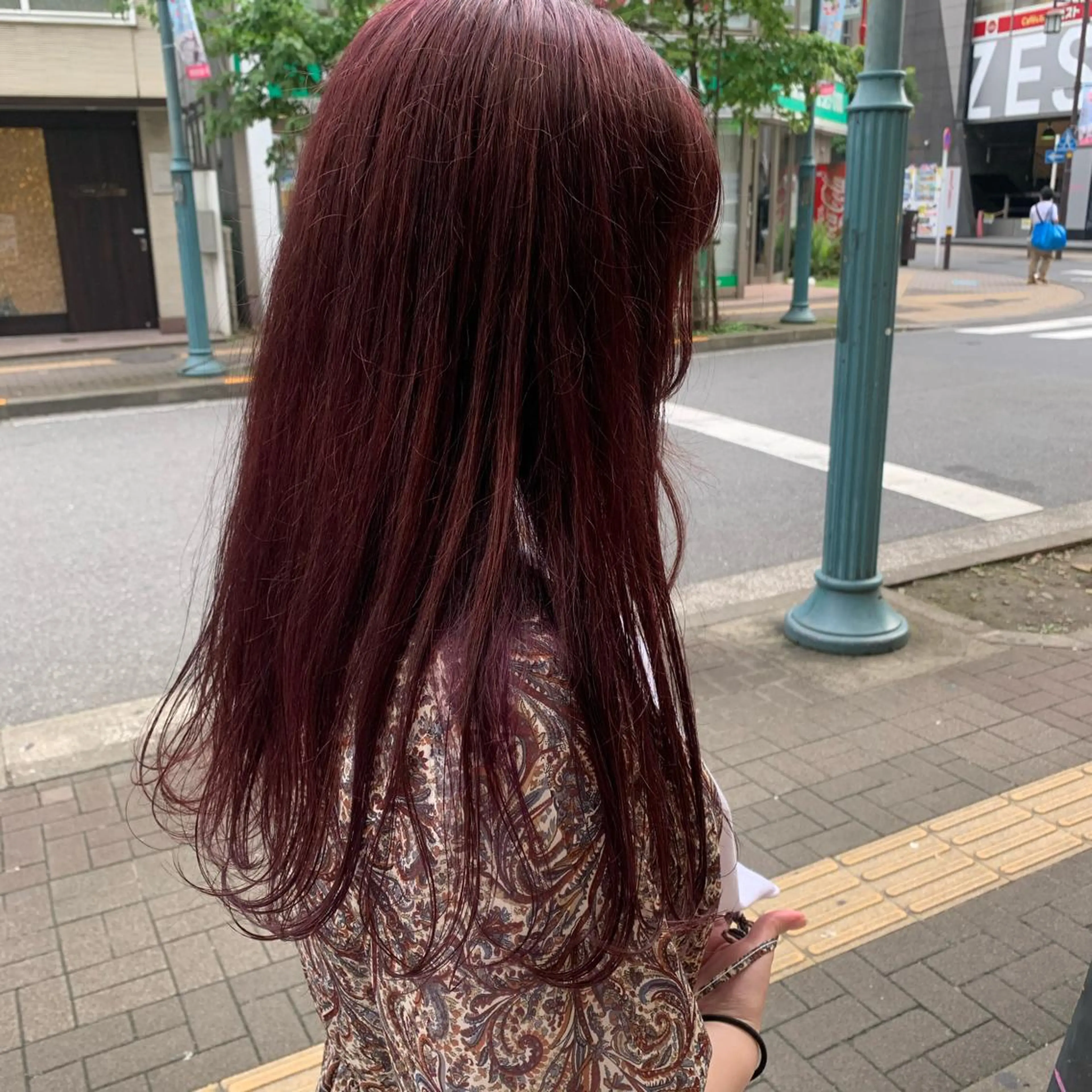 ロング ヘアカラー 韓国ヘア🦋 MIYUのヘアスタイル