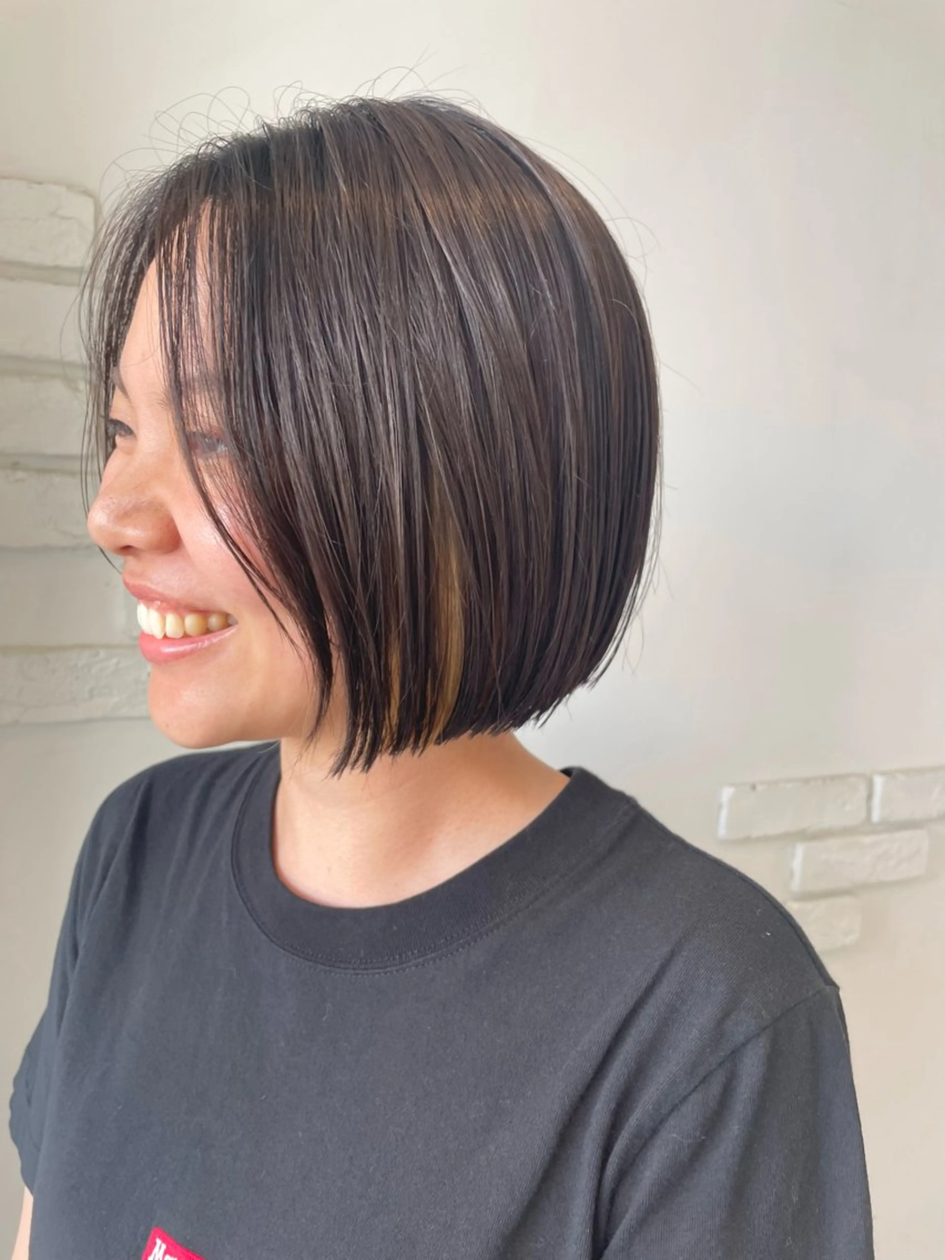 ショート 推しｶﾗｰ/韓国/ ﾋﾟﾝｸ/Renonのヘアスタイル