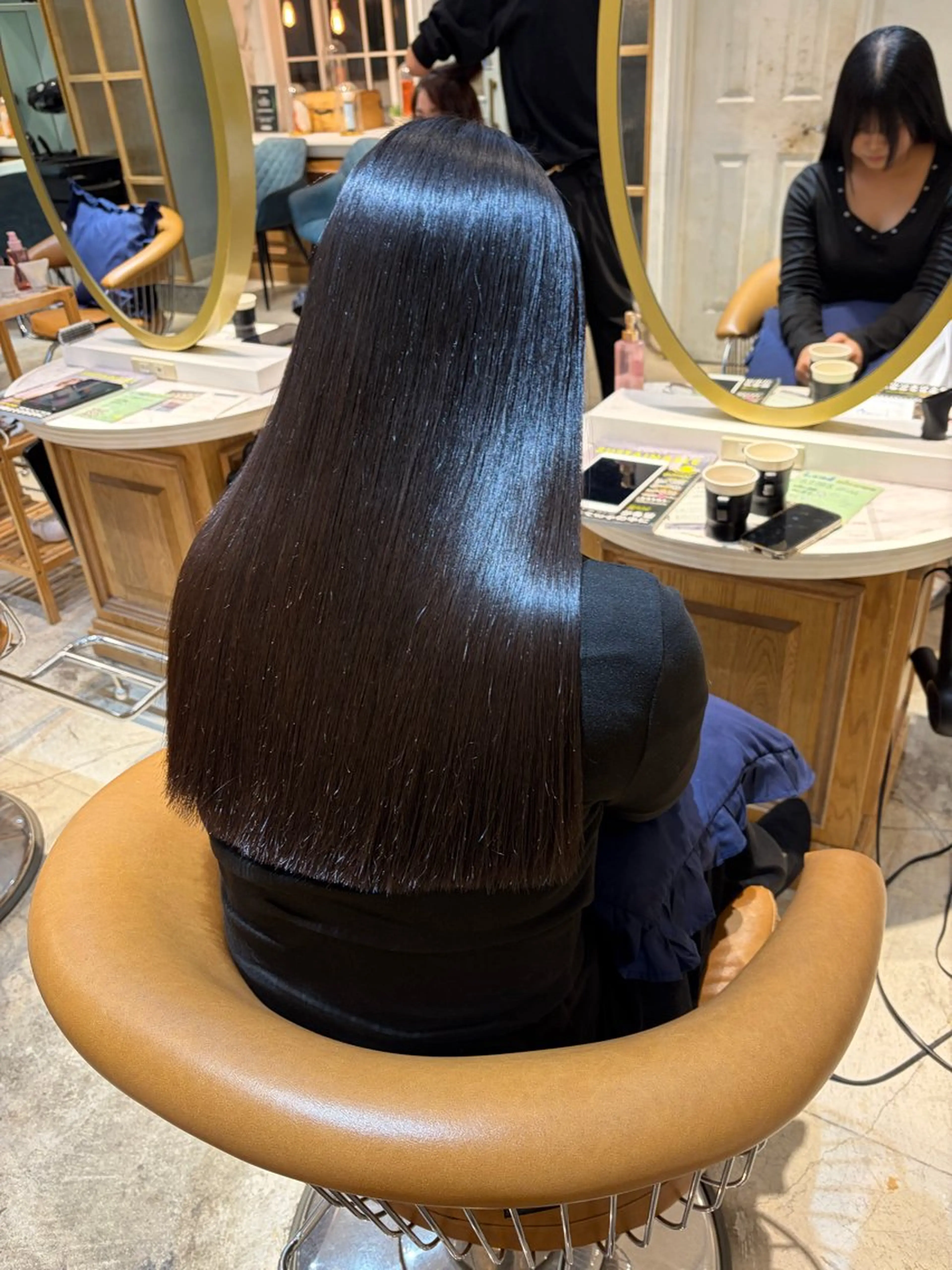 ロング 髪質改善 縮毛矯正 カット ヘアカラー トリートメント ヘアセット 髪質改善/ボブ /韓国/erikoのヘアスタイル