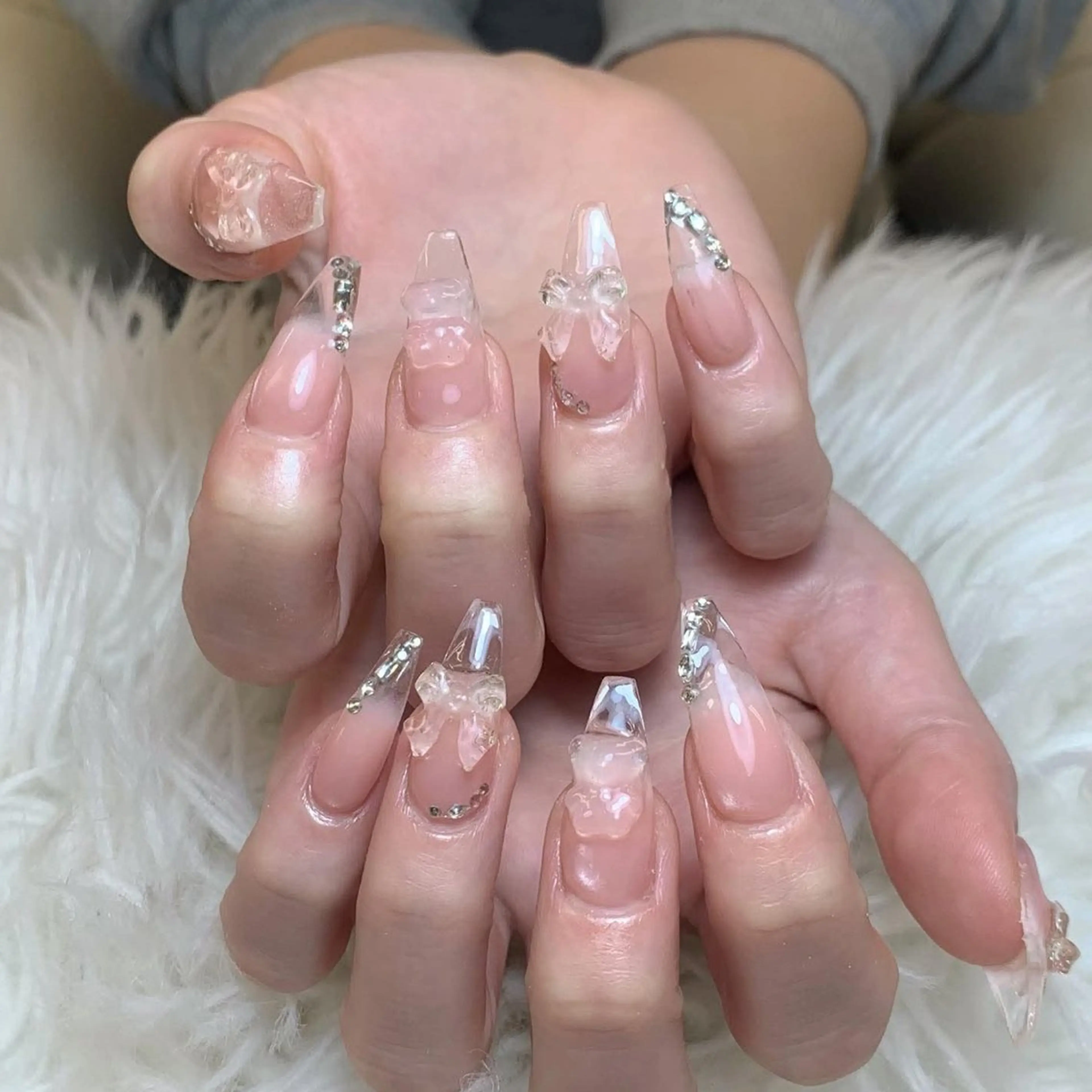 ネイル ハンドネイル ANH ゴテゴテネイルのネイルデザイン