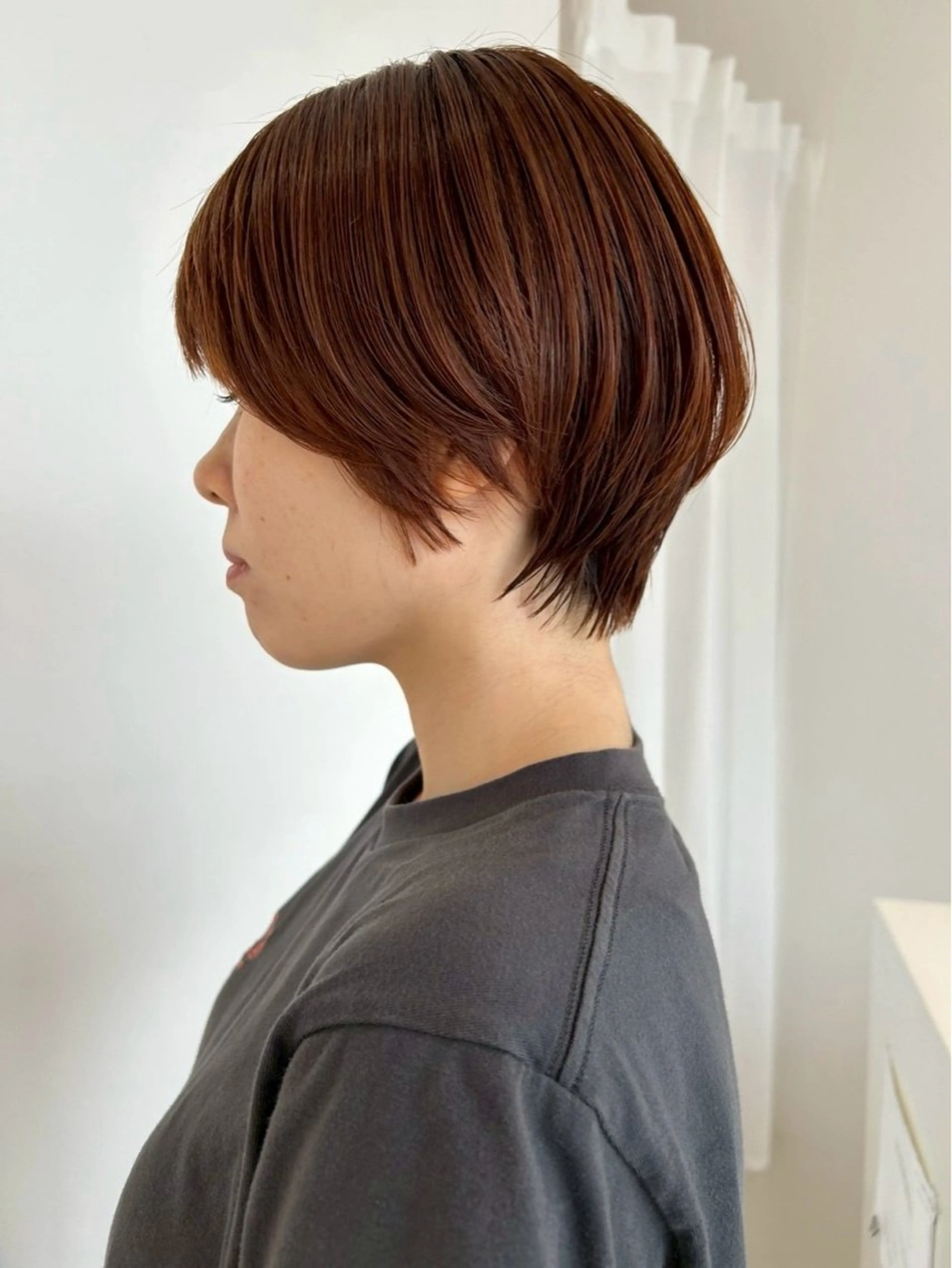 ショート カラー ヘアカラー 木村 友泉のヘアスタイル