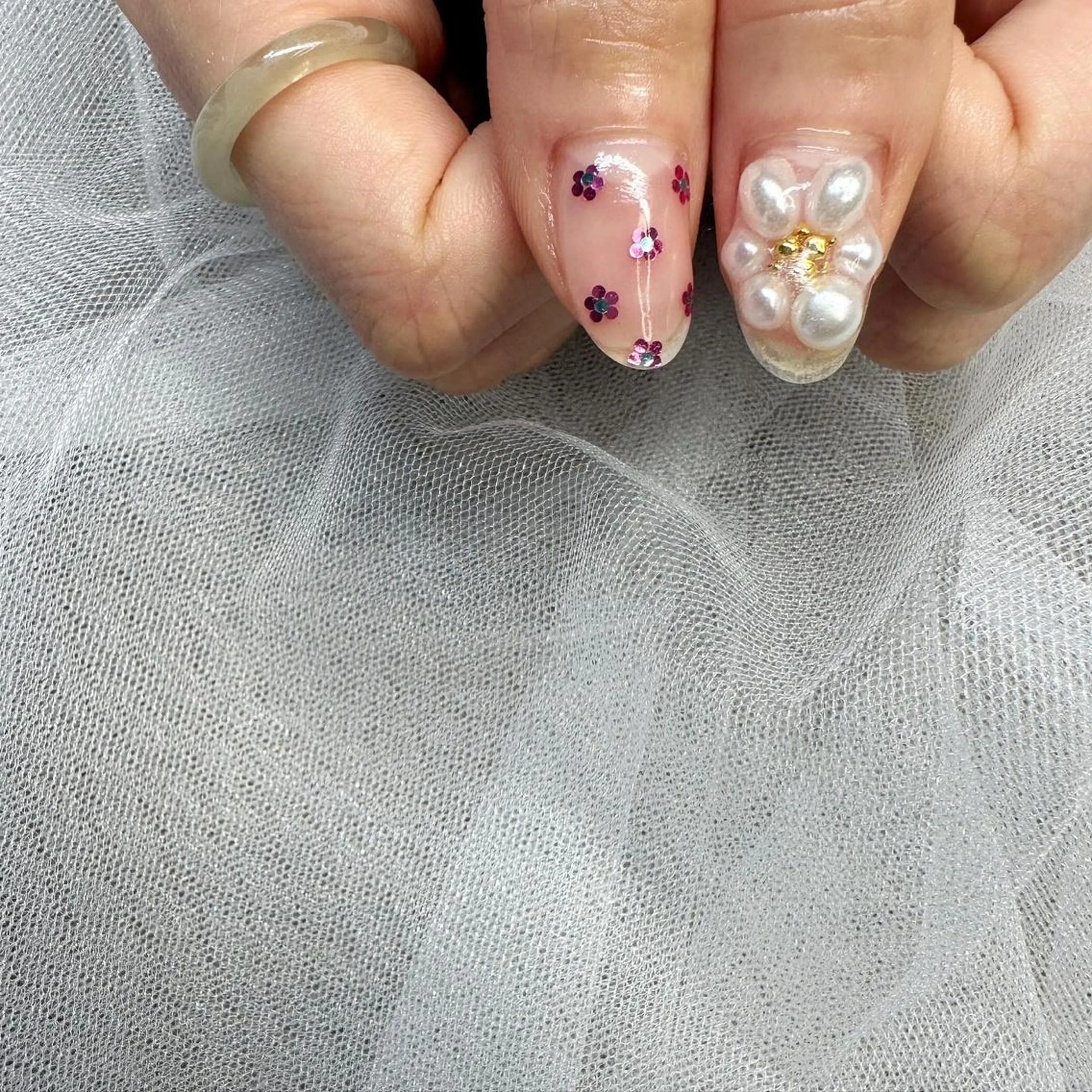 ネイル ニュアンスネイル 春ネイル 夏ネイル 🪞KAPE NAIL 🪞のネイルデザイン