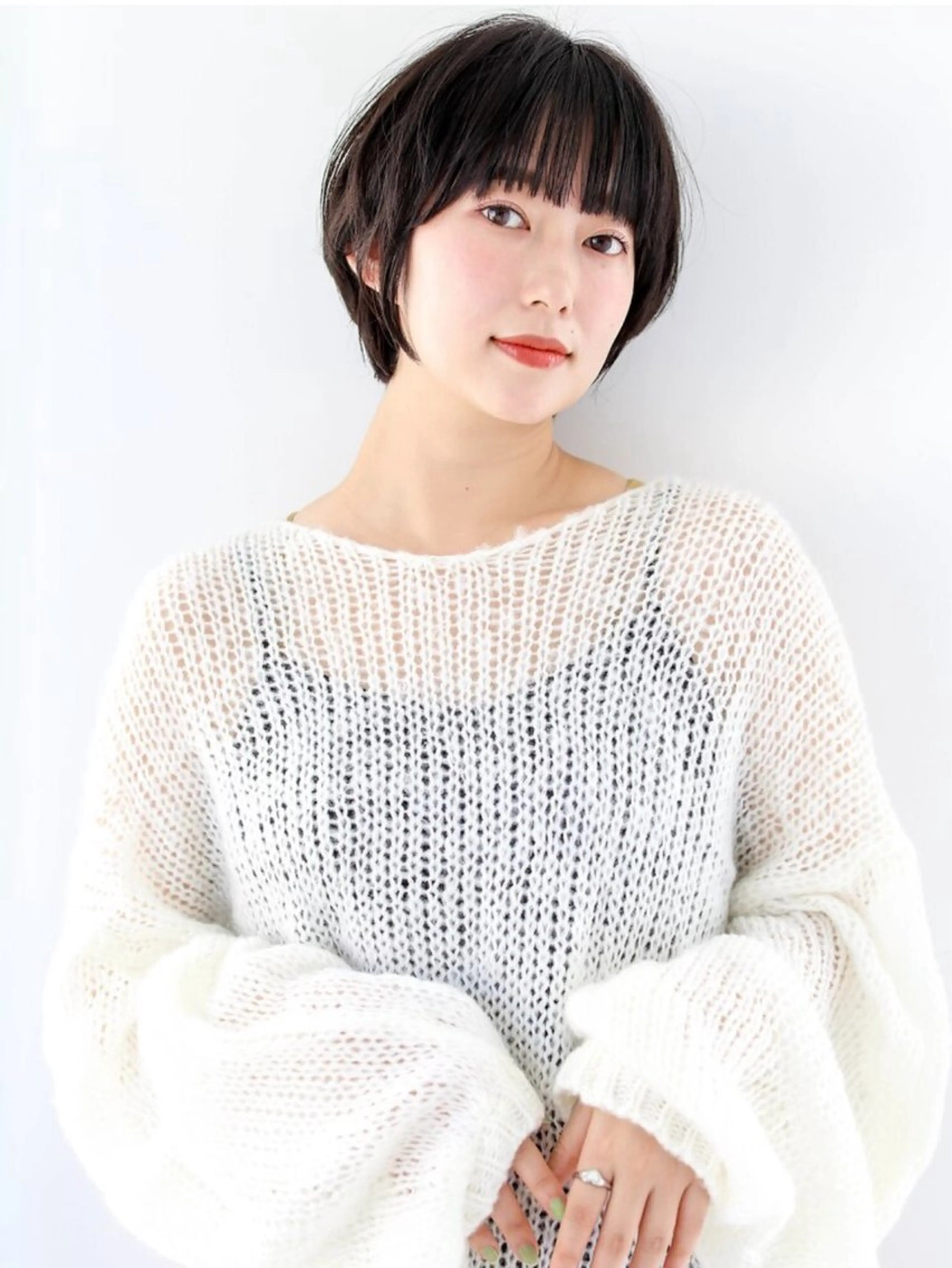 ショート カラー ヘアアレンジ 似合わせカットカラー 💎モエのヘアスタイル