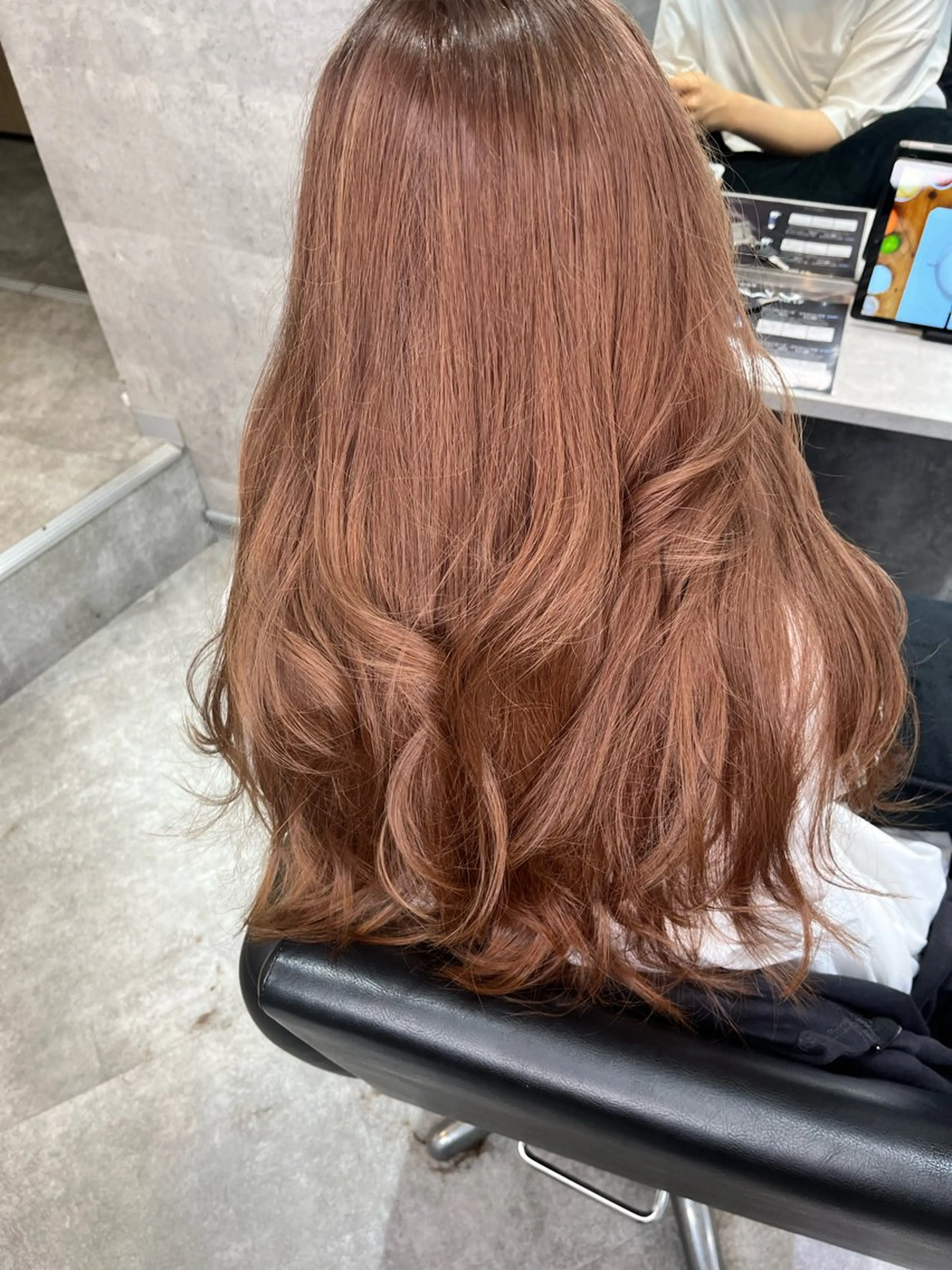 ロング カラー ヘアアレンジ ダブルカラー 新宿のヘアスタイル