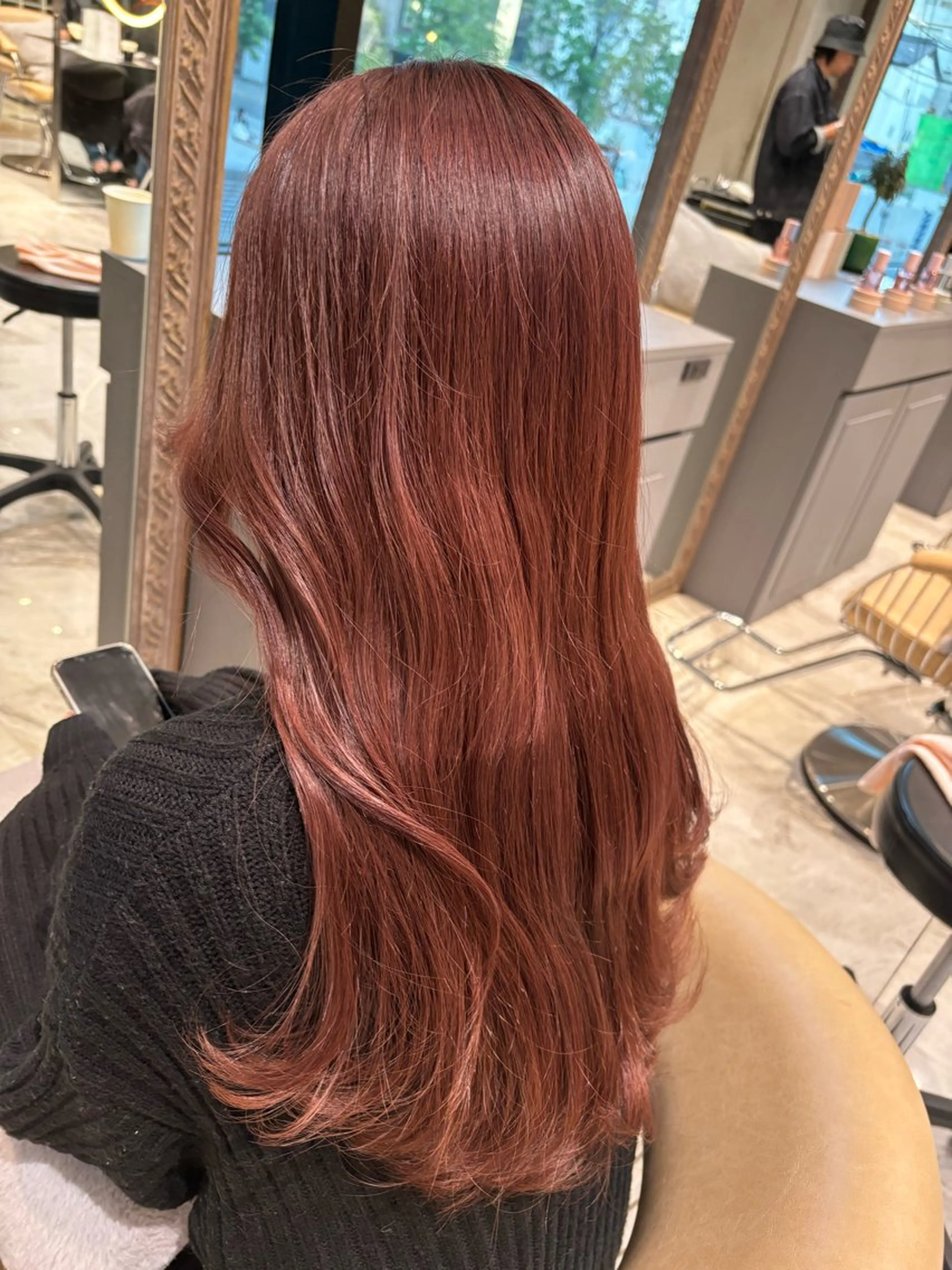 カラー ブリーチ レッドカラー ヘアカラー 美髪縮毛矯正/ 髪質改善/AYARIのヘアスタイル