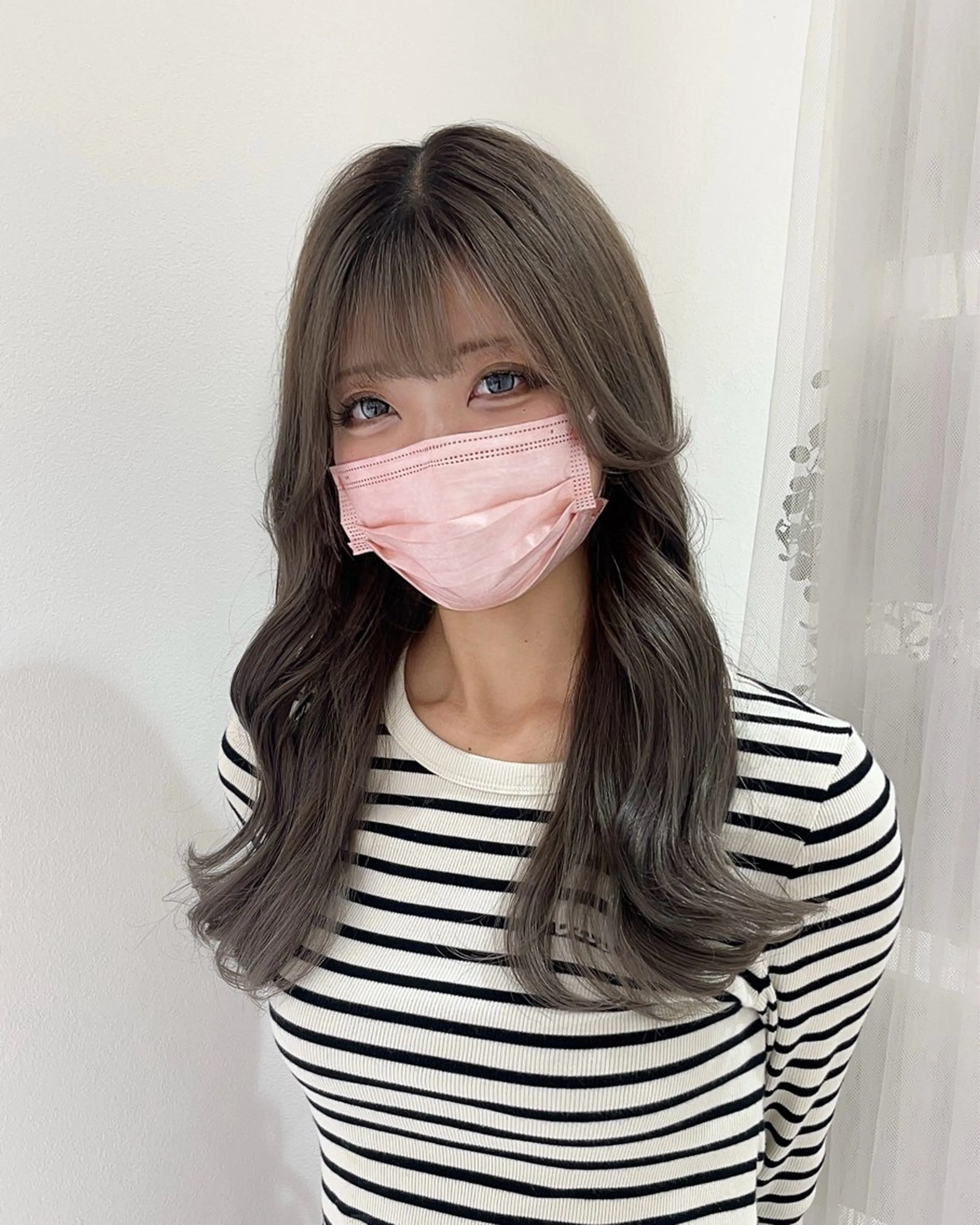 ロング カラー MIZUKI🫧ྀི 韓国ヘアAFLOATのヘアスタイル