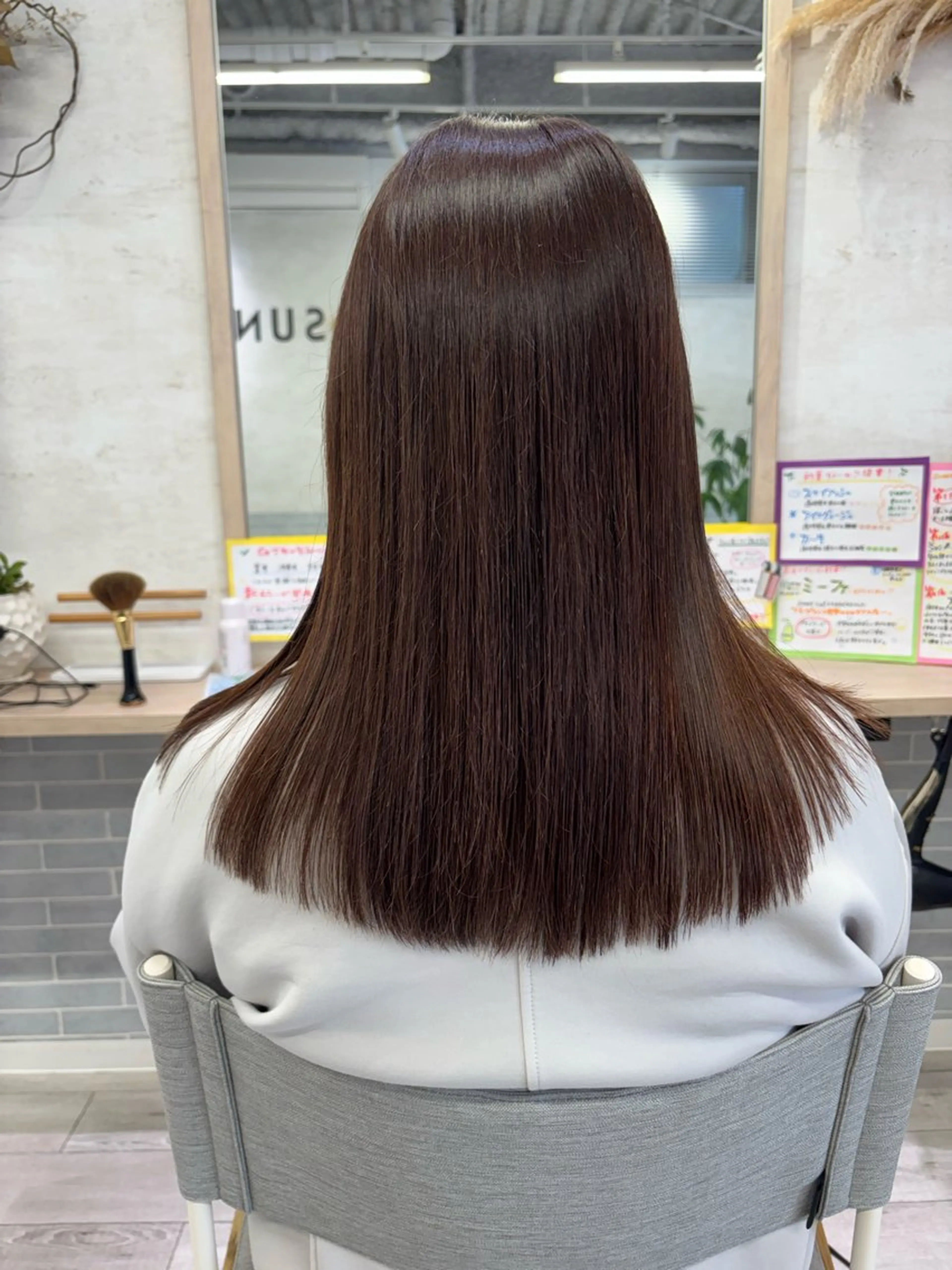 ロング カット 縮毛矯正 トリートメント カラー特化/縮毛矯正 /ベッドスパ/マナミのヘアスタイル