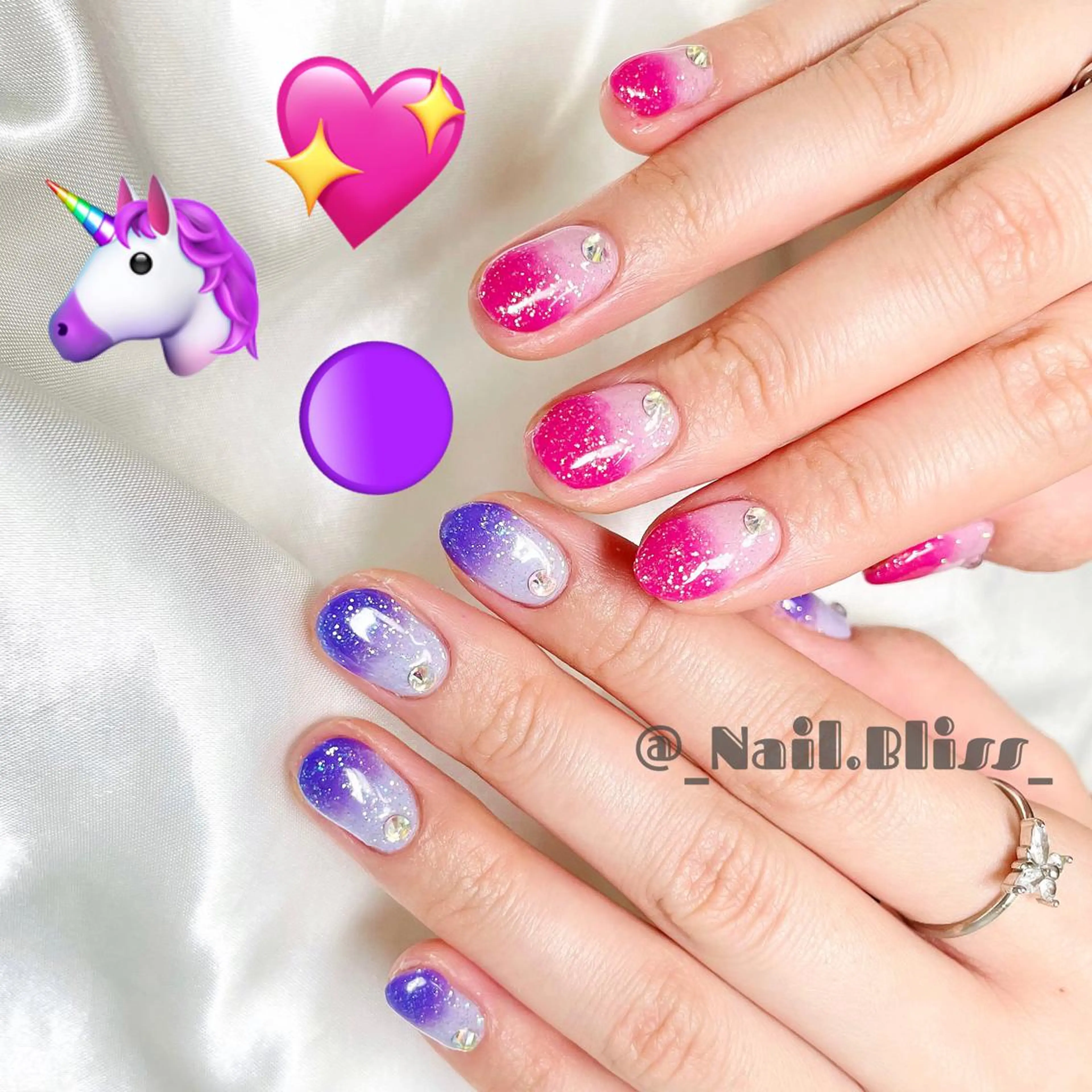 ネイル グラデーション ハンドネイル NAIL BLISSのネイルデザイン