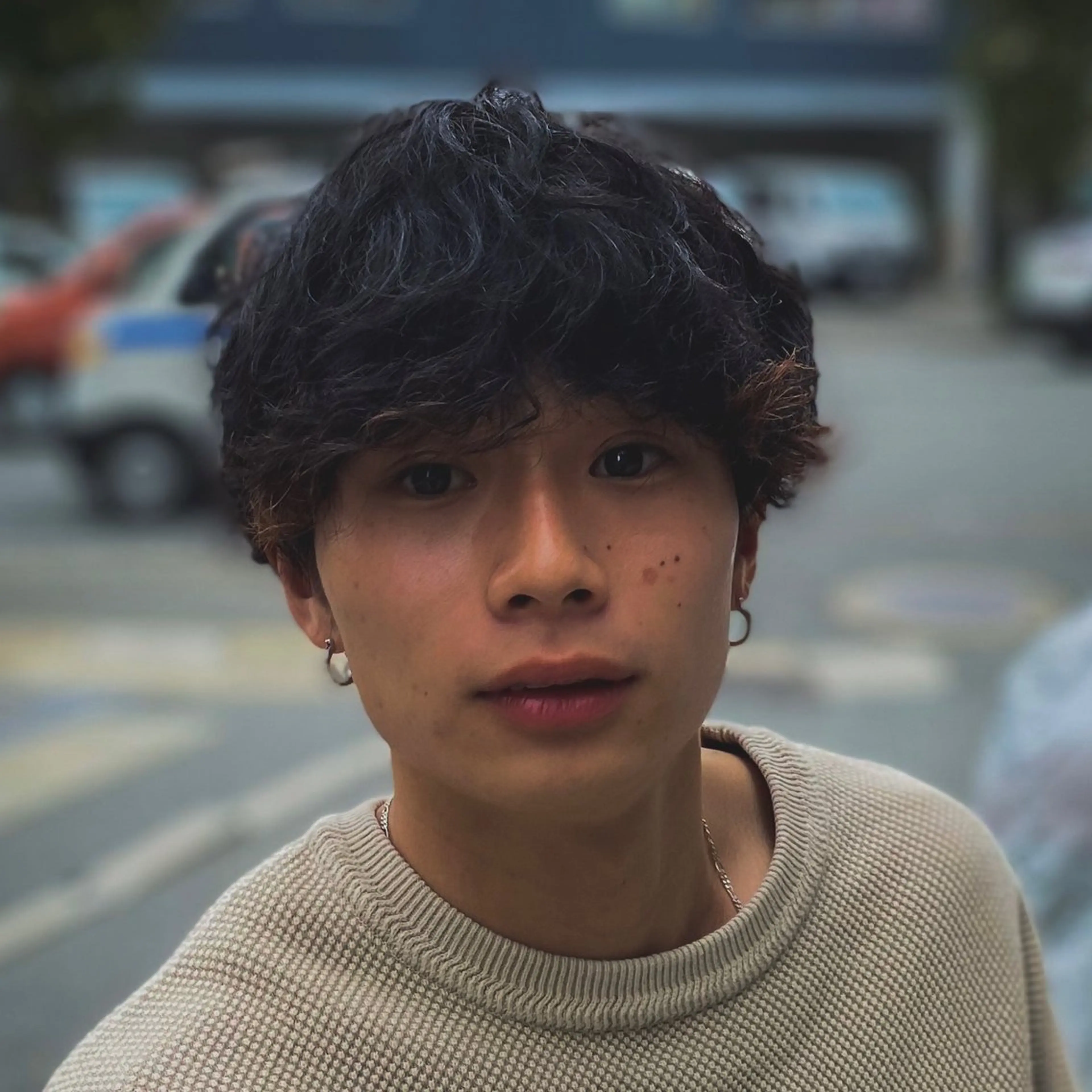 ショート パーマ メンズ カット パーマ ヘアセット 🔥メンズ専門🔥 Ayutoのヘアスタイル