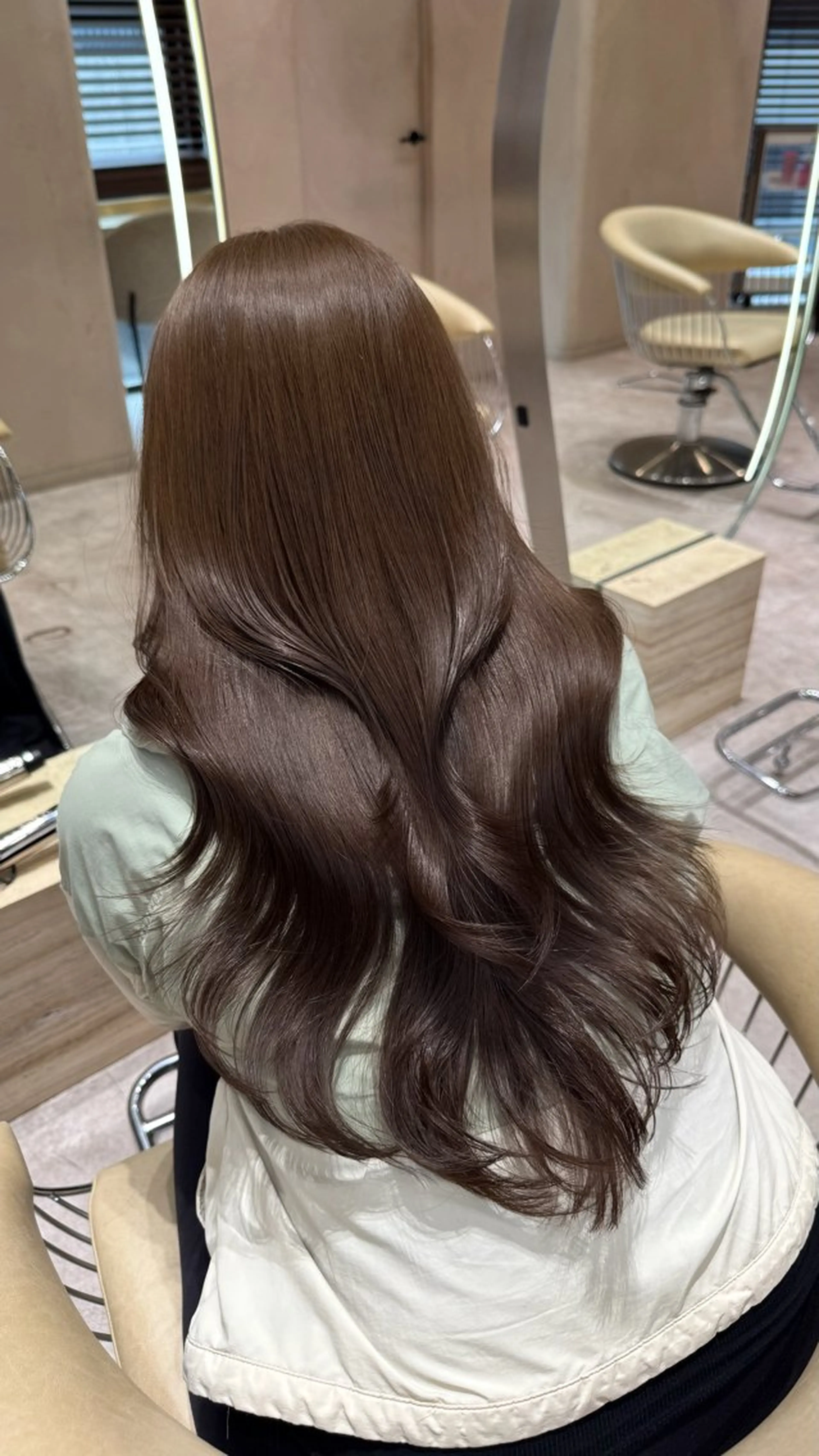 セミロング カット ヘアカラー トリートメント 韓国ヘア/館林美容室 /髪質改善/涼のヘアスタイル